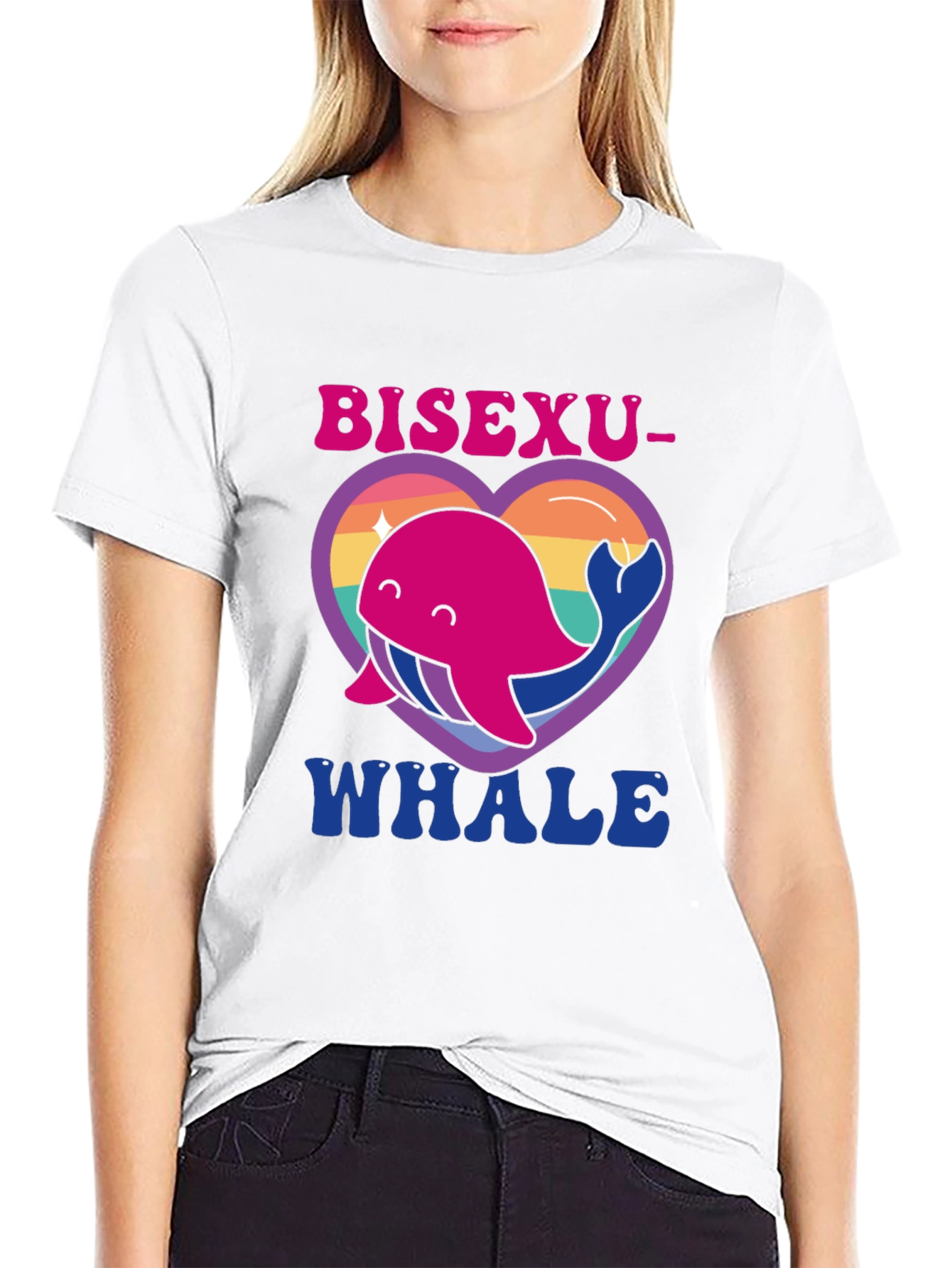Bisexuwhale T-Shirt LGBT Pride Graphic Tee