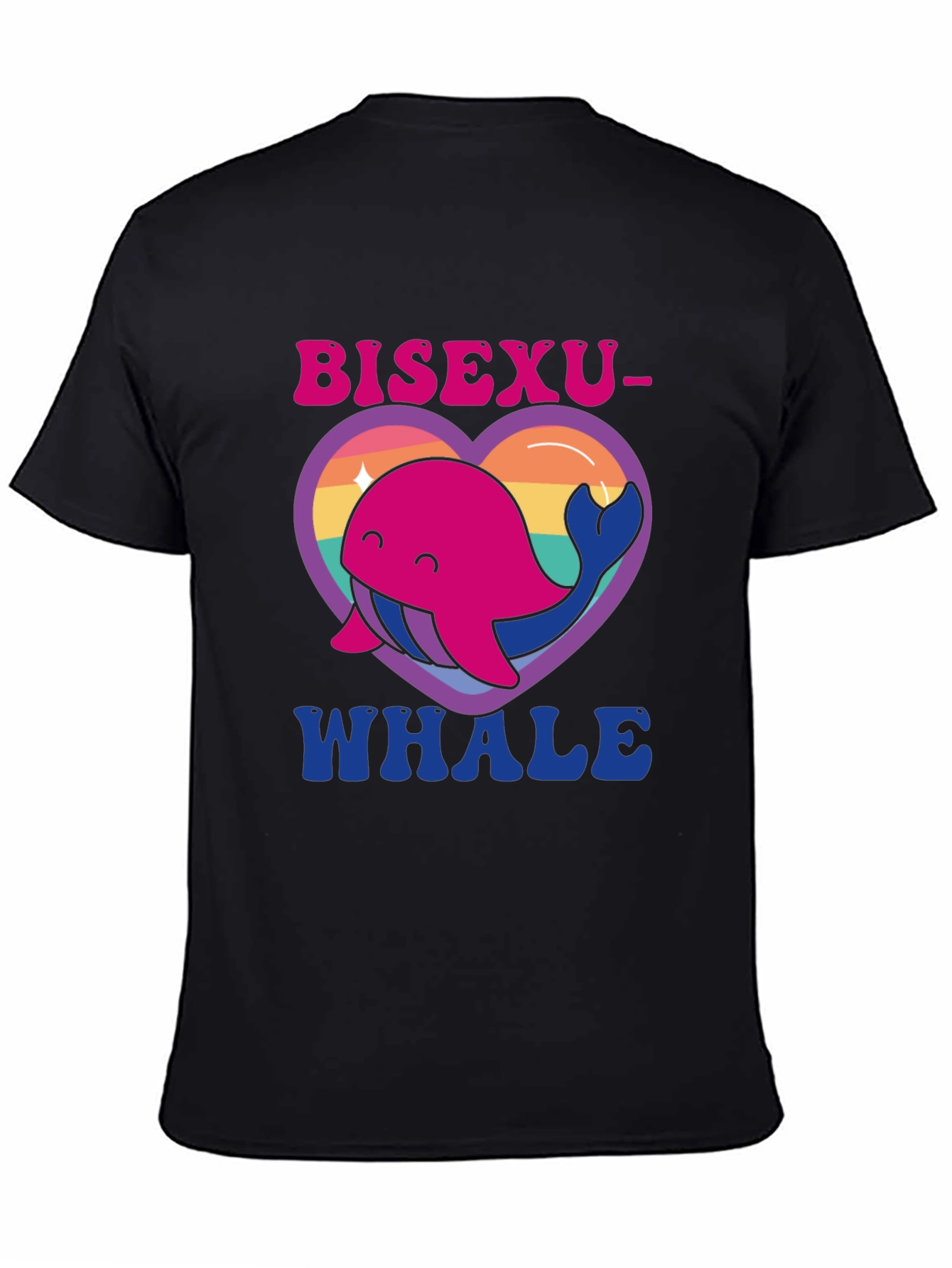 Bisexuwhale T-Shirt LGBT Pride Graphic Tee