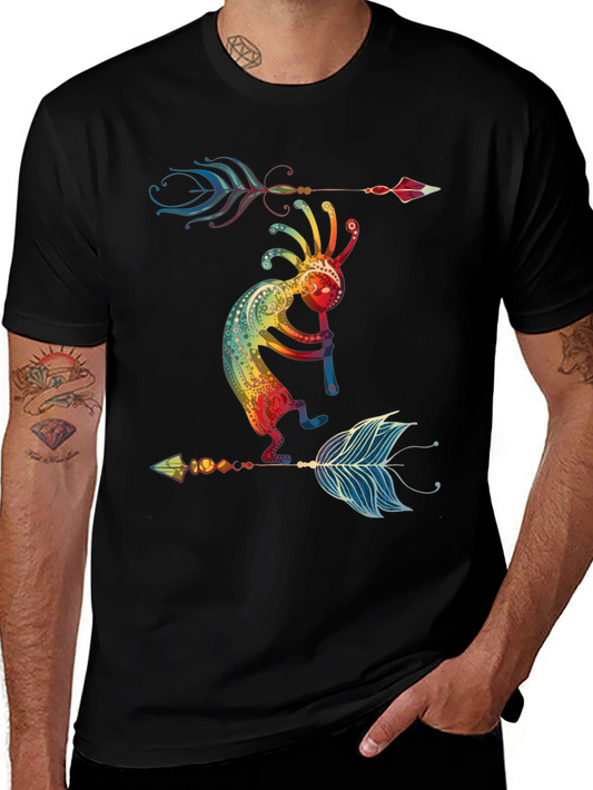 Kokopelli Arrow Graphic T-Shirt