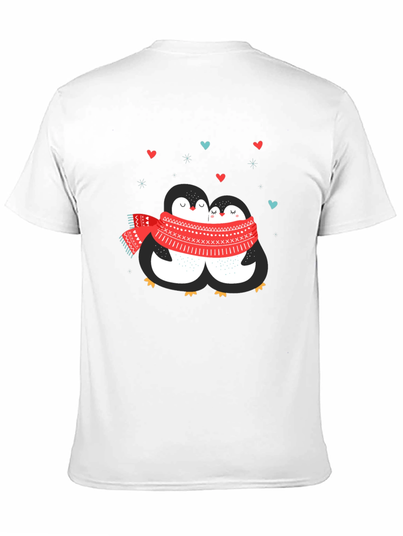 Penguin Love T-Shirt - Cute Winter Apparel