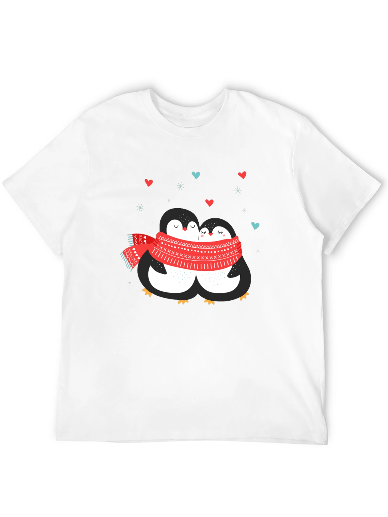 Penguin Love T-Shirt - Cute Winter Apparel