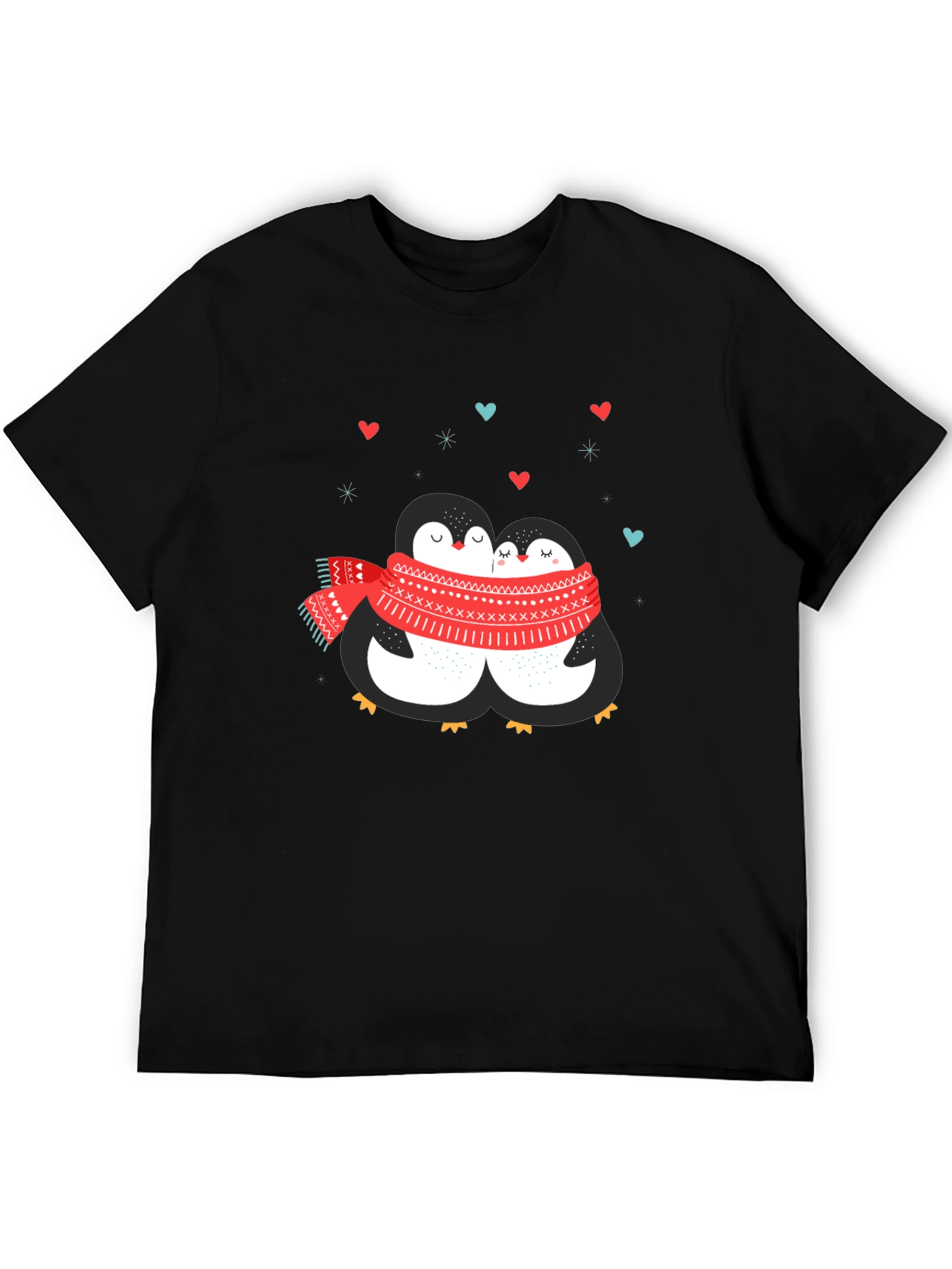 Penguin Love T-Shirt - Cute Winter Apparel