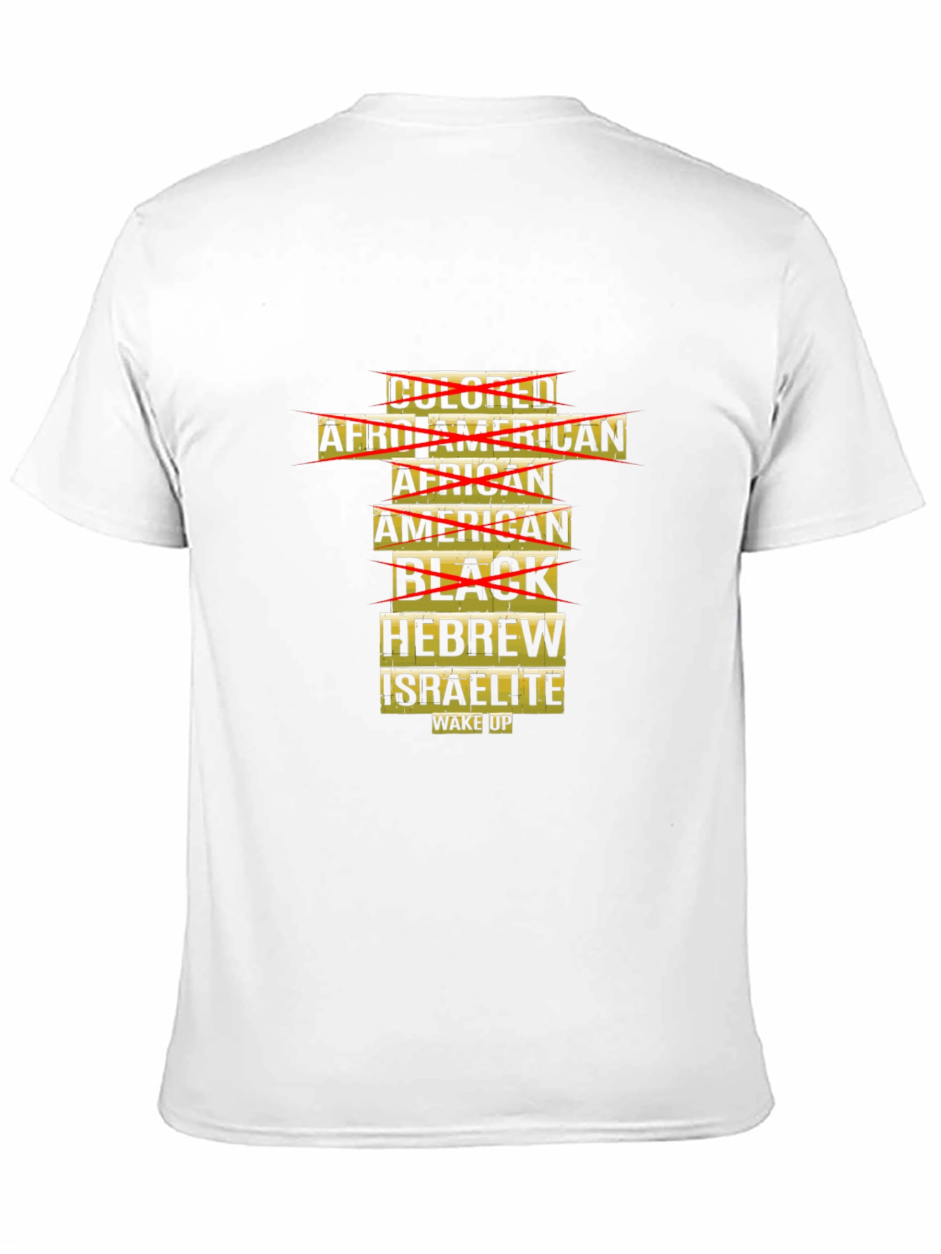 Unique Graphic T-Shirt: Hebrew Israelite Wake Up