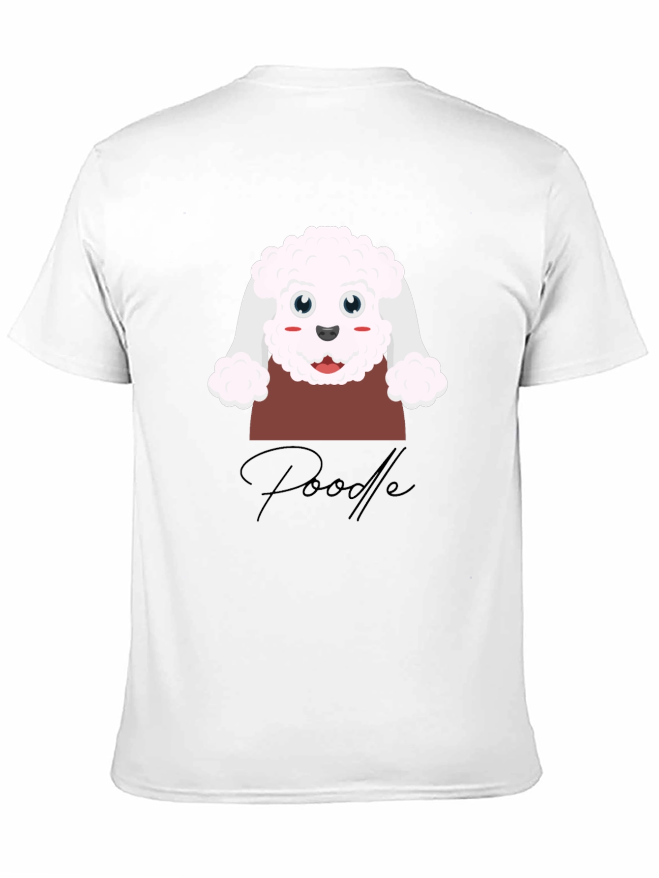 Cute Poodle Graphic T-Shirt