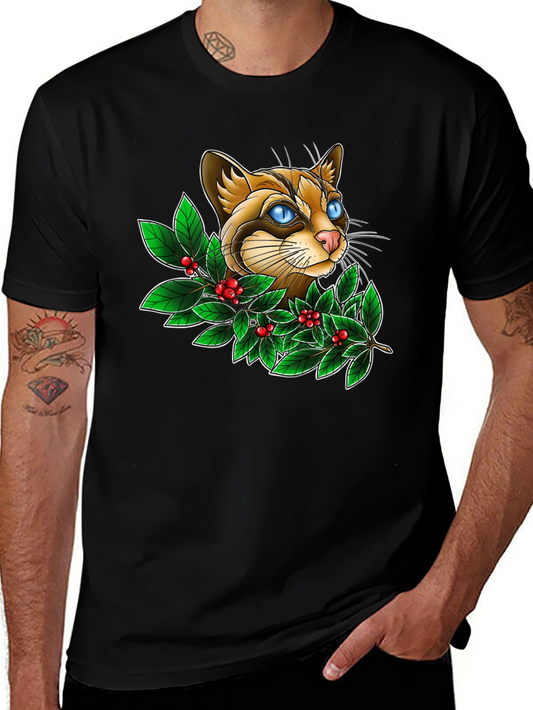 Cat & Holly T-Shirt - Unique Design