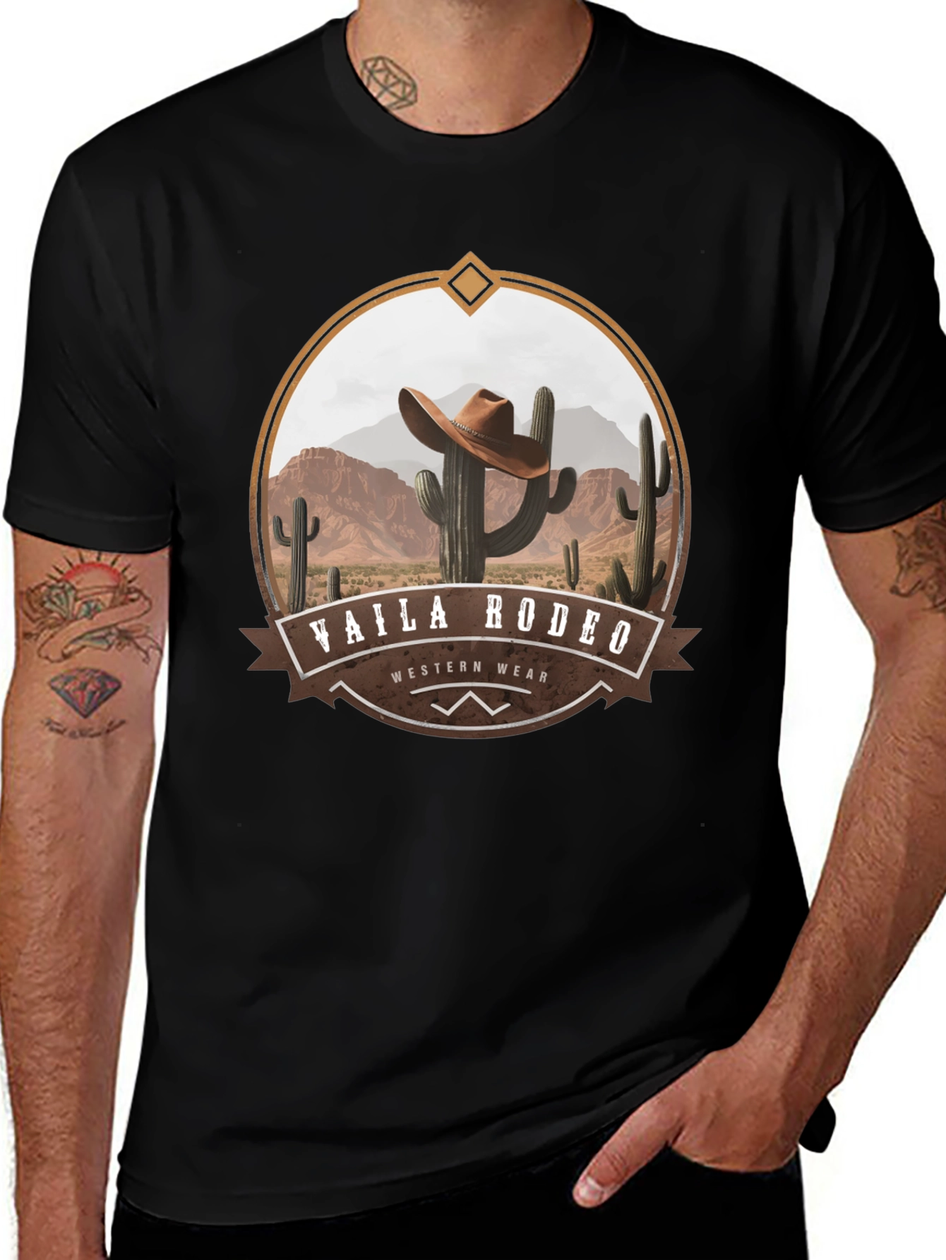 Vaila Rodeo Western Wear Graphic T-Shirt