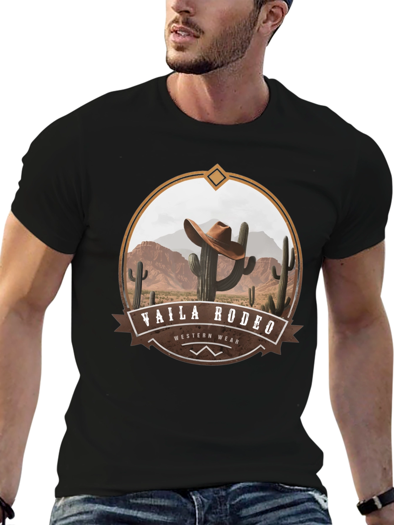 Vaila Rodeo Western Wear Graphic T-Shirt
