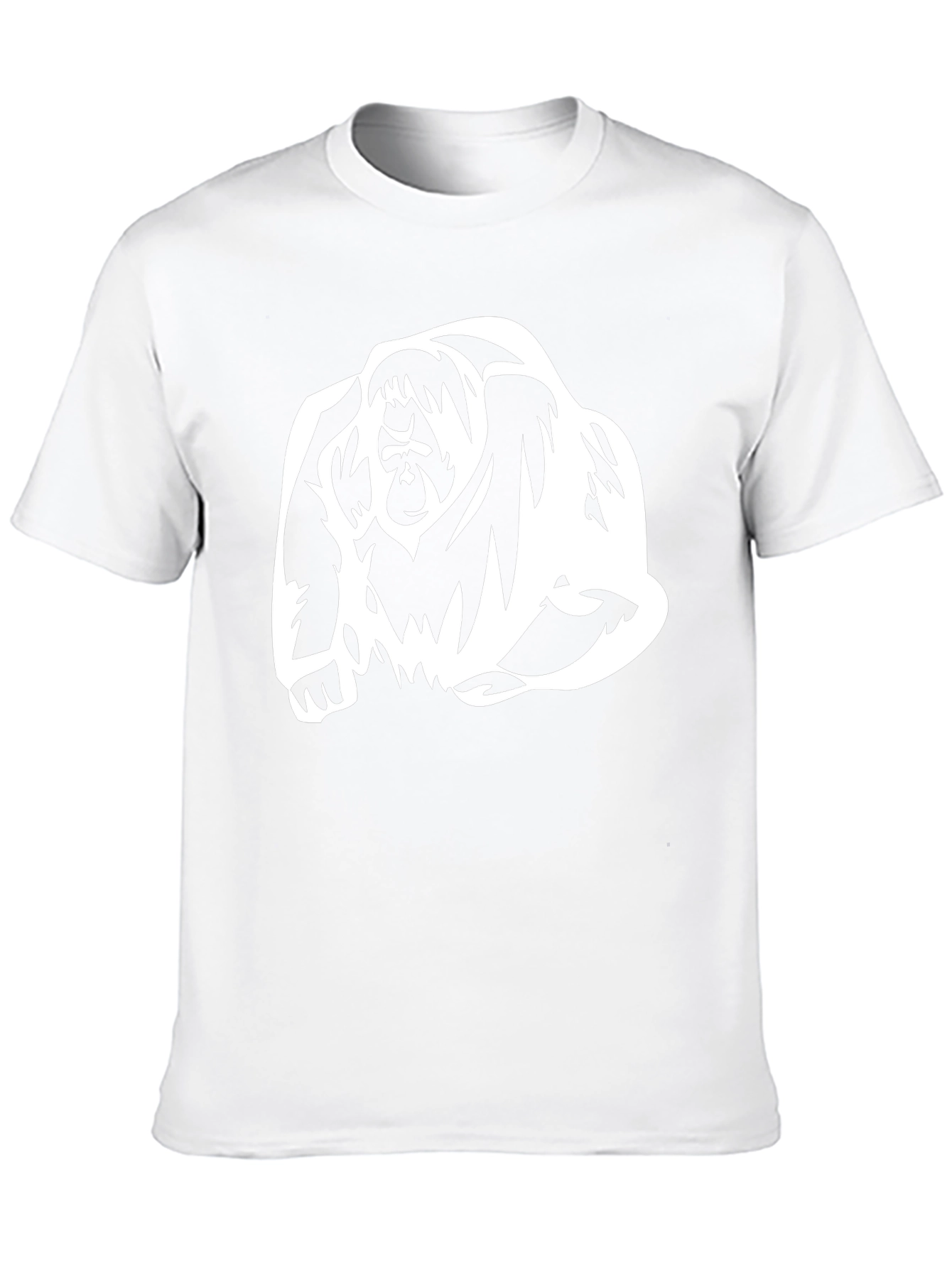 Cool Orangutan Graphic Tee - Black Cotton T-Shirt