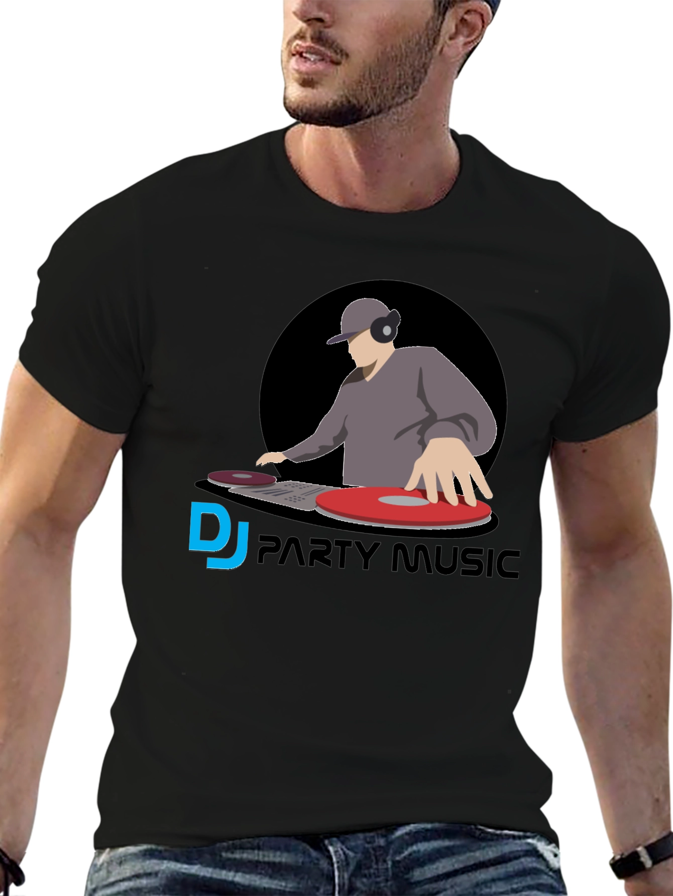 DJ Party Music Graphic Tee