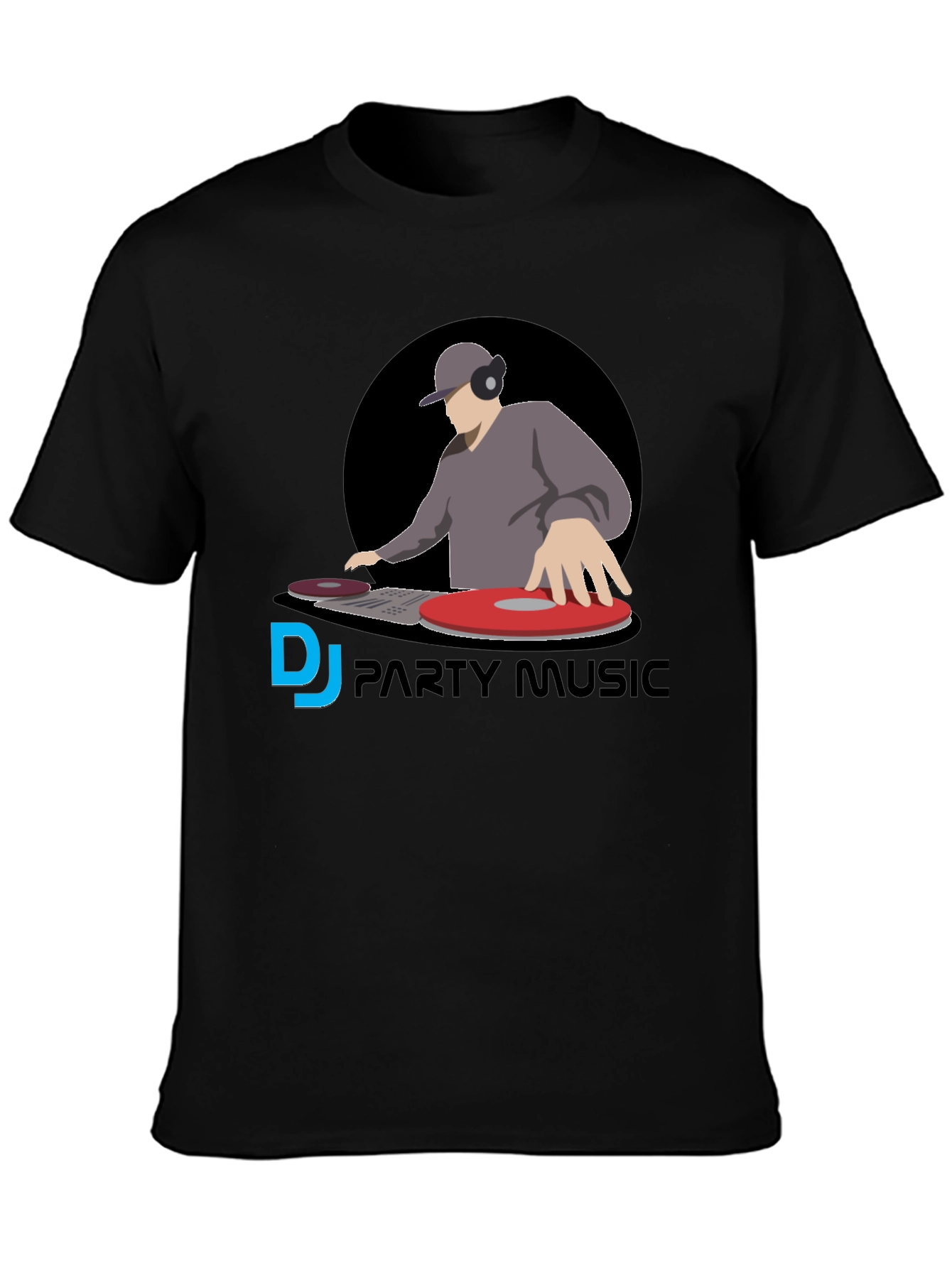 DJ Party Music Graphic Tee