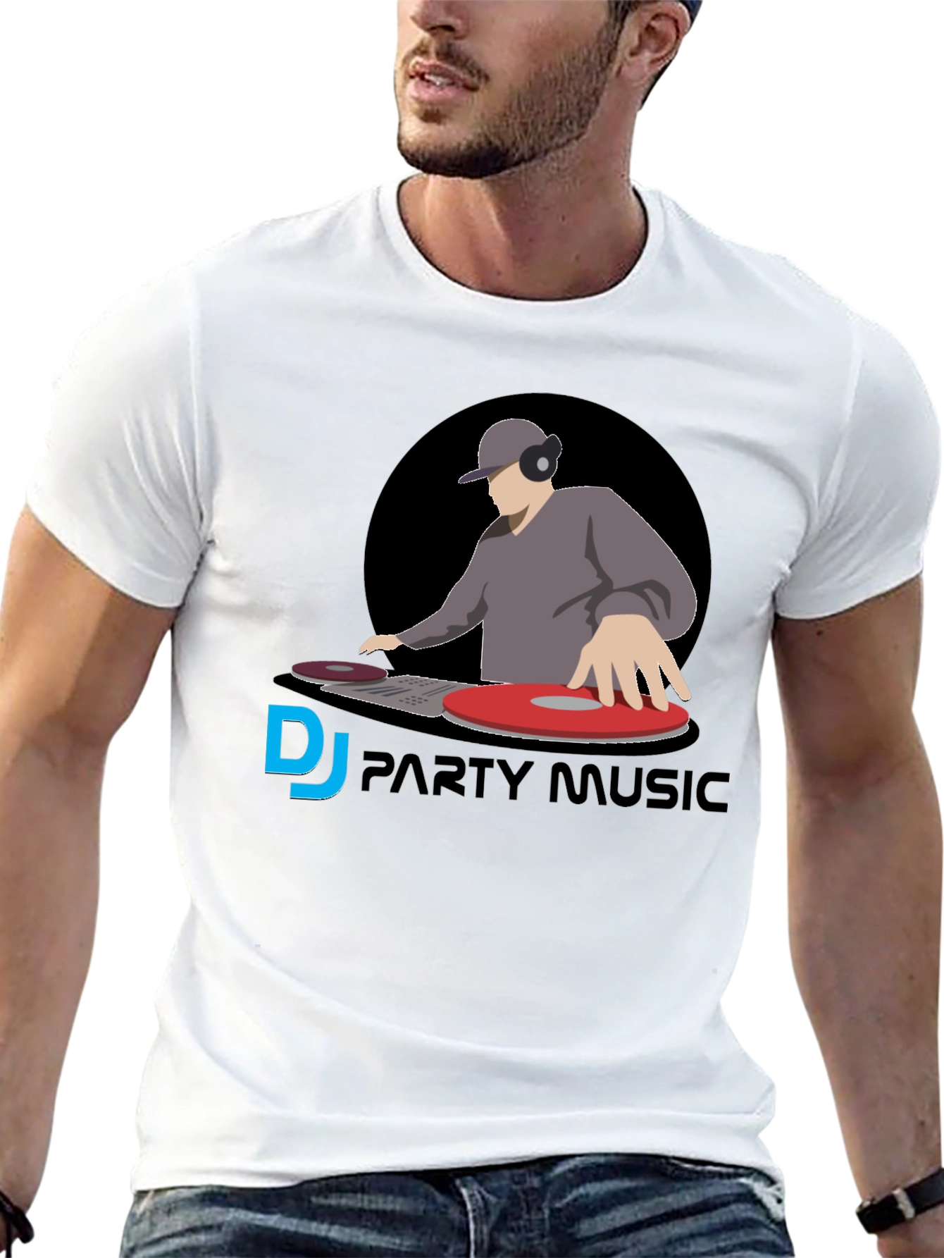 DJ Party Music Graphic Tee