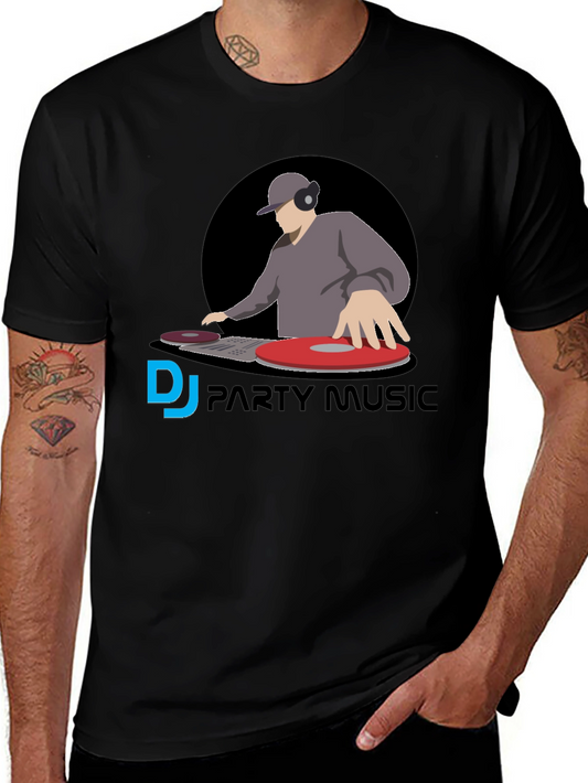 DJ Party Music Graphic Tee