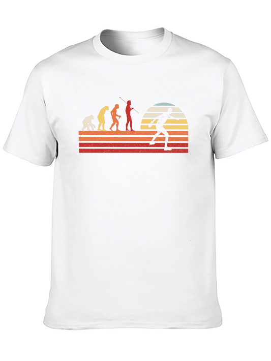 Evolution of Bowling Graphic Tee - Black