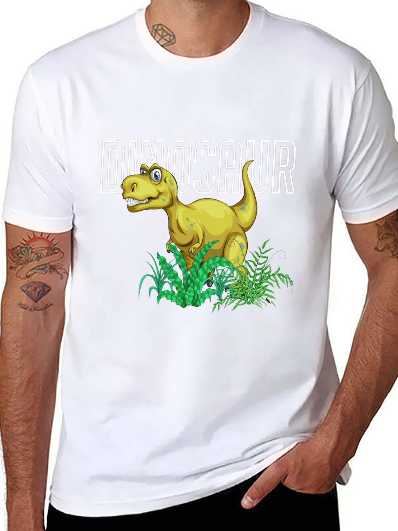 Dinosaur Graphic Print T-Shirt