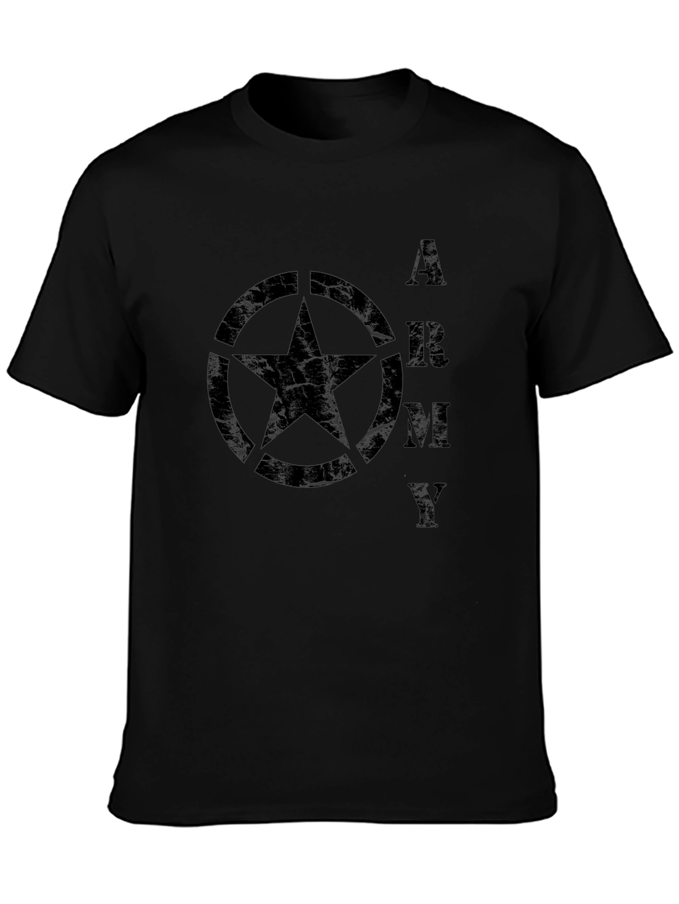 Army Star Graphic T-Shirt - Military Style Tee