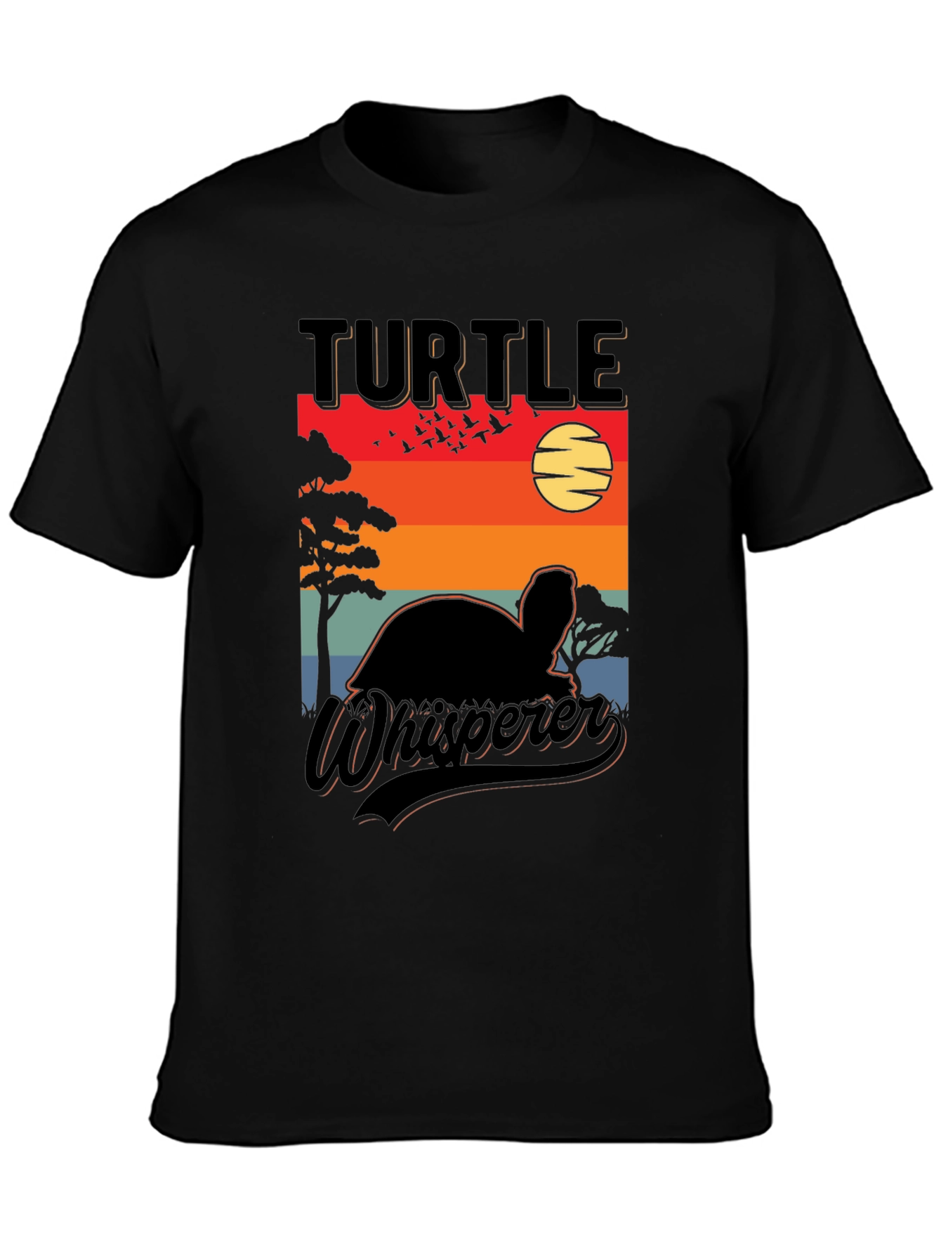 Turtle Whisperer Sunset Graphic Tee