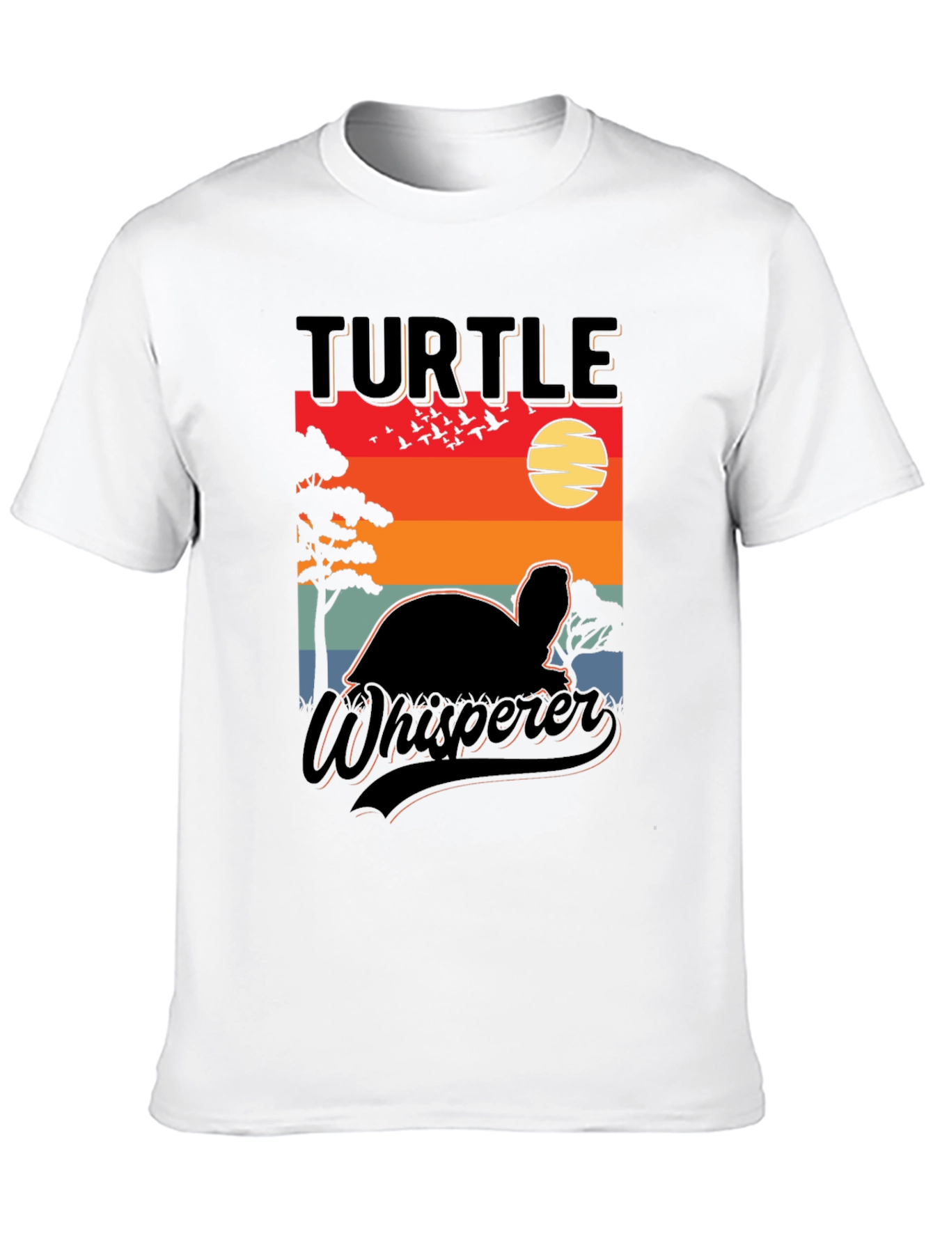 Turtle Whisperer Sunset Graphic Tee