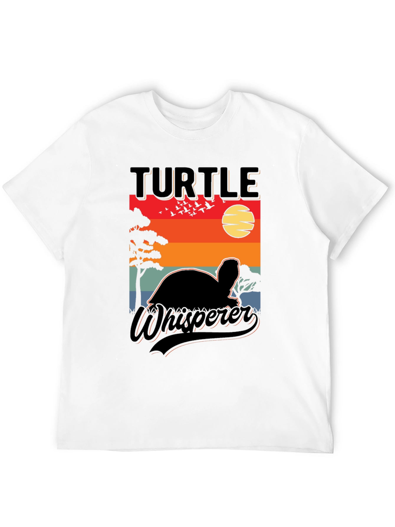 Turtle Whisperer Sunset Graphic Tee