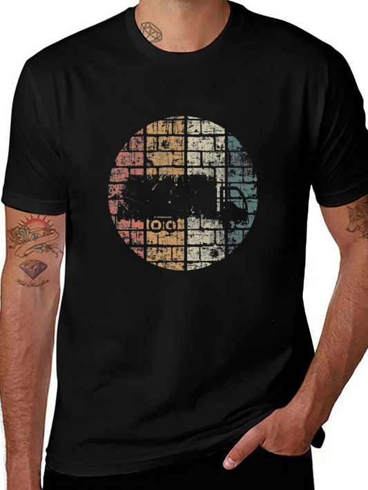 Retro Style Car T-Shirt - Vintage Graphic Tee