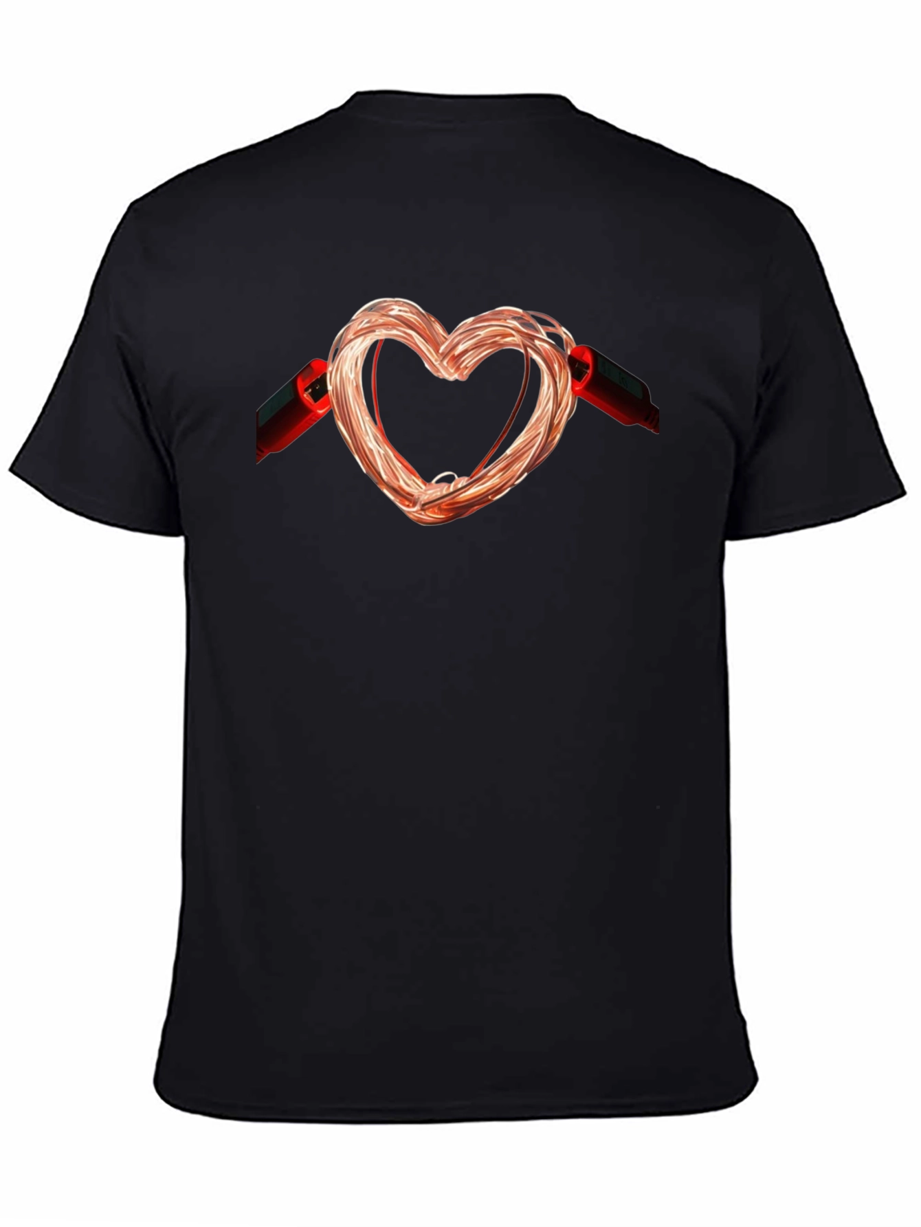 Heart Shaped Wire T-Shirt - Express Your Love