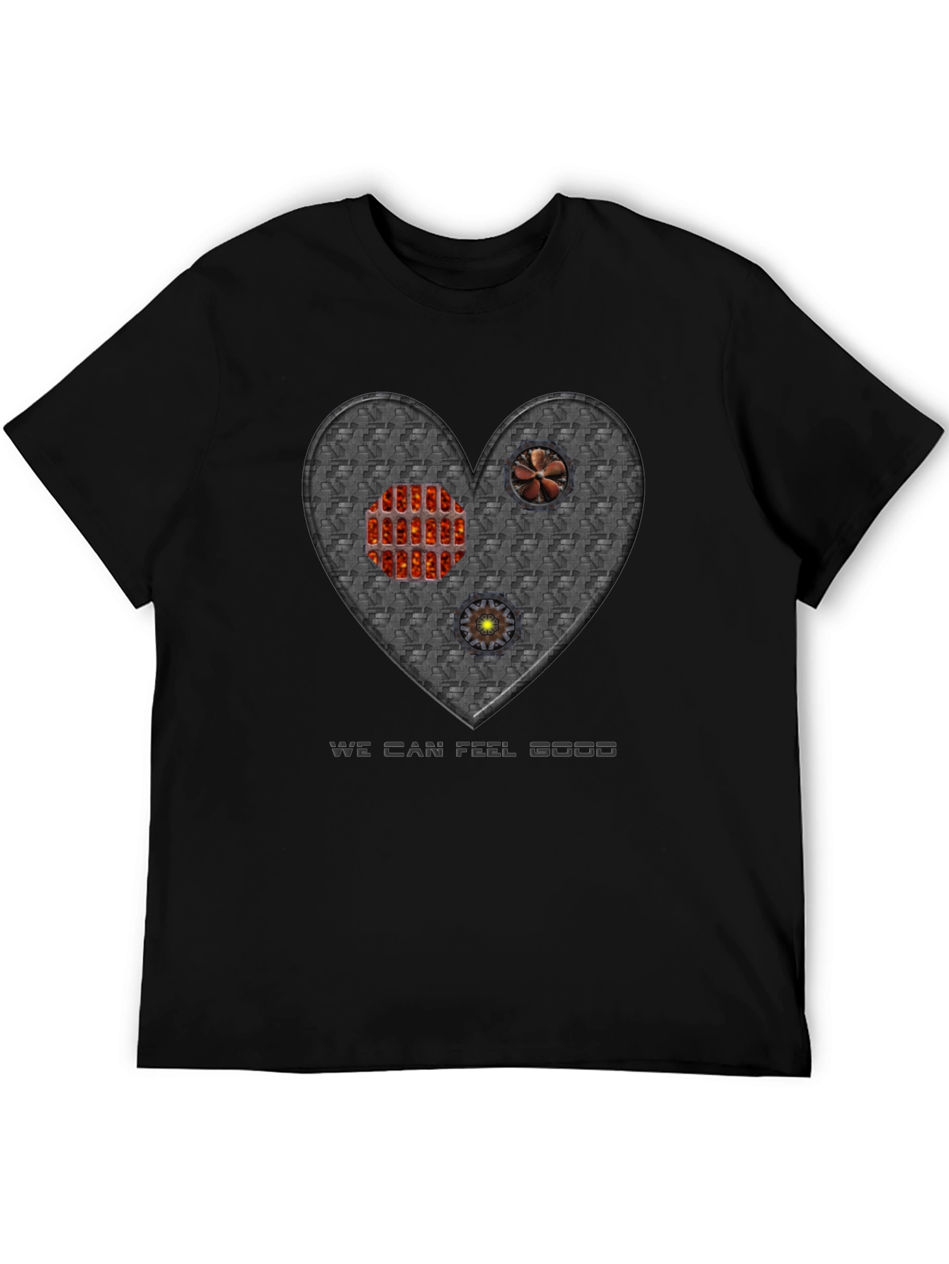 Steampunk Heart T-Shirt - Feel Good