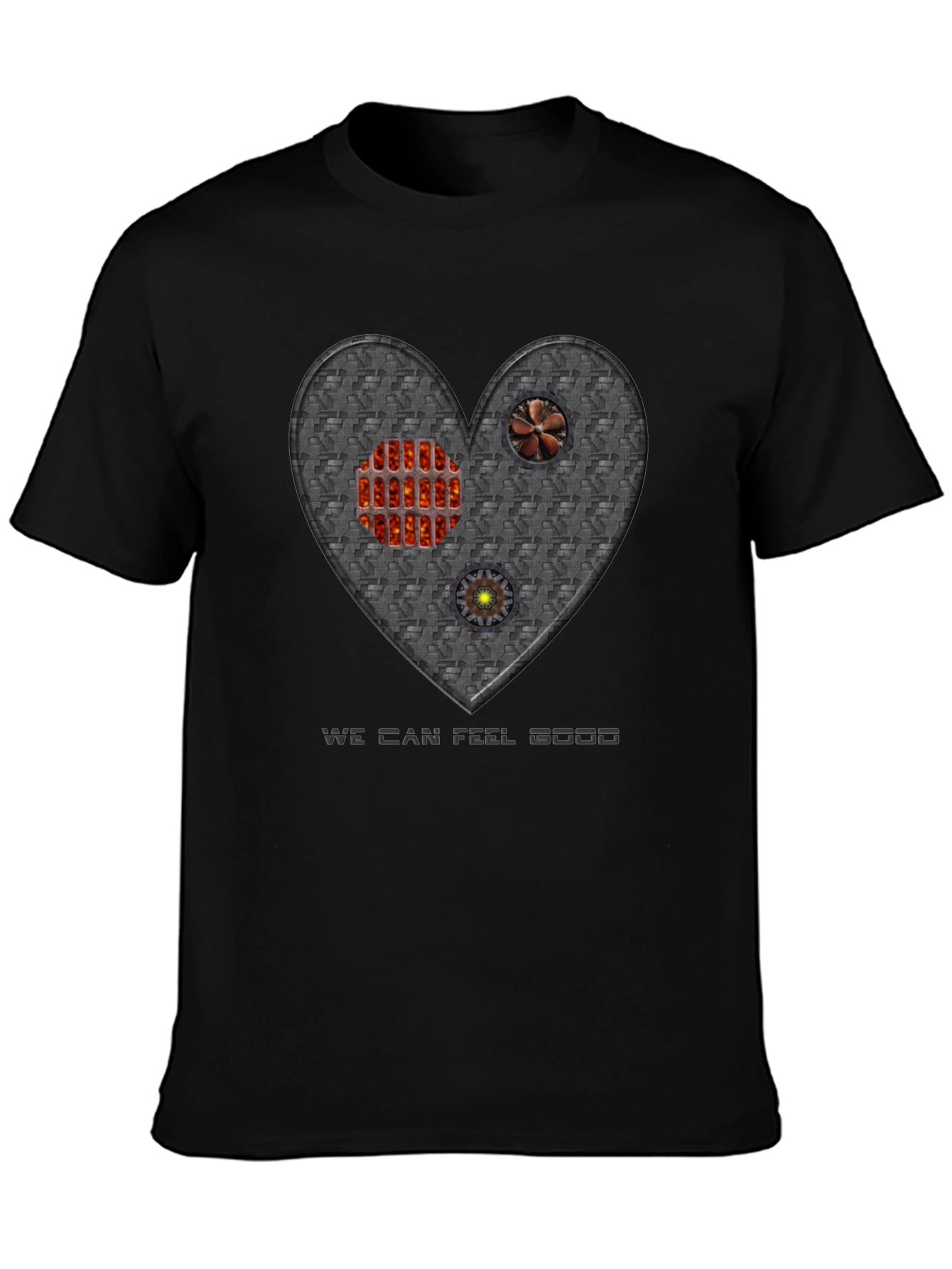 Steampunk Heart T-Shirt - Feel Good