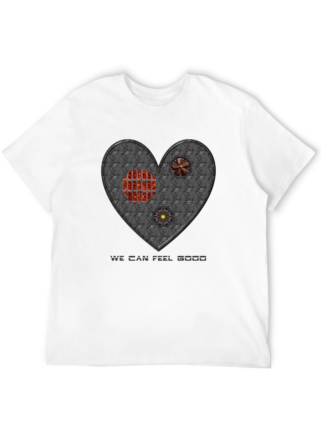 Steampunk Heart T-Shirt - Feel Good