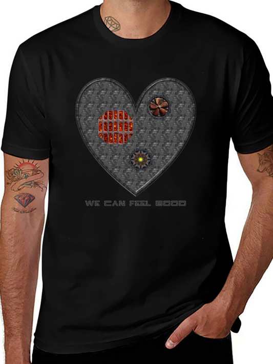Steampunk Heart T-Shirt - Feel Good
