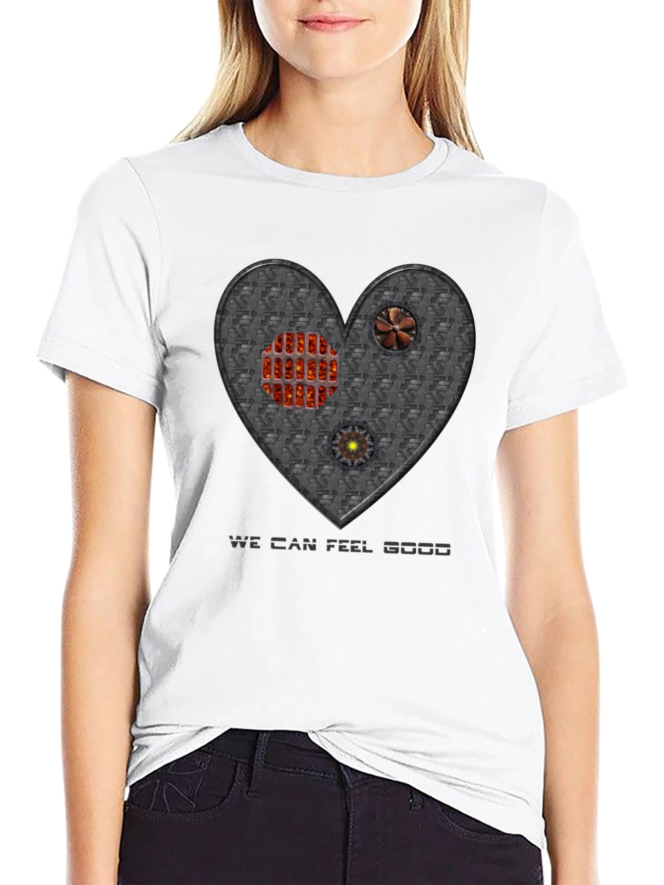 Steampunk Heart T-Shirt - Feel Good