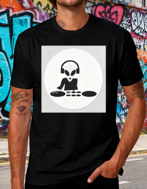 "Alien Beats" Graphic Tee