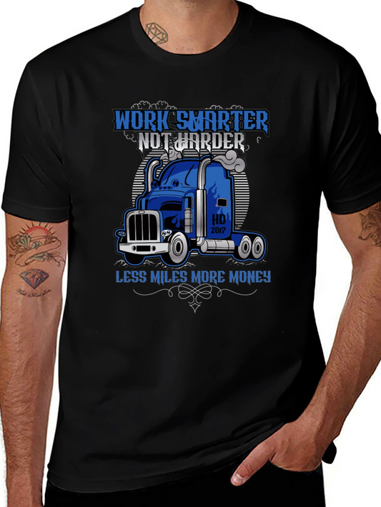 Work Smarter Trucker T-Shirt