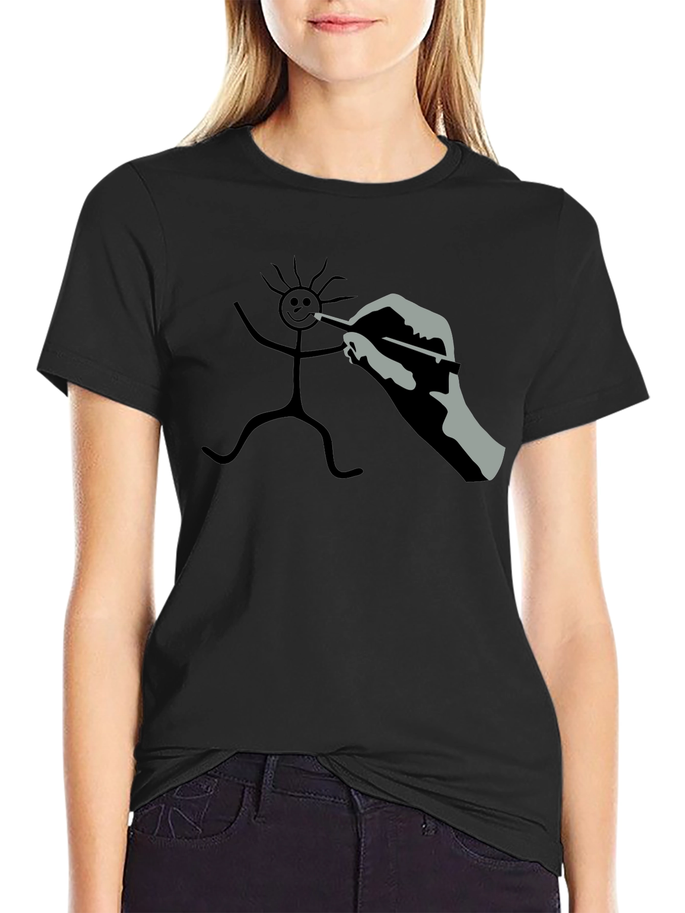 Drawing Stick Figure T-Shirt