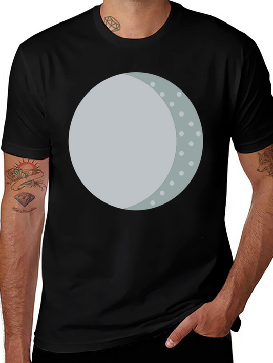 Lunar Phase Graphic Tee -  Unique Moon Design