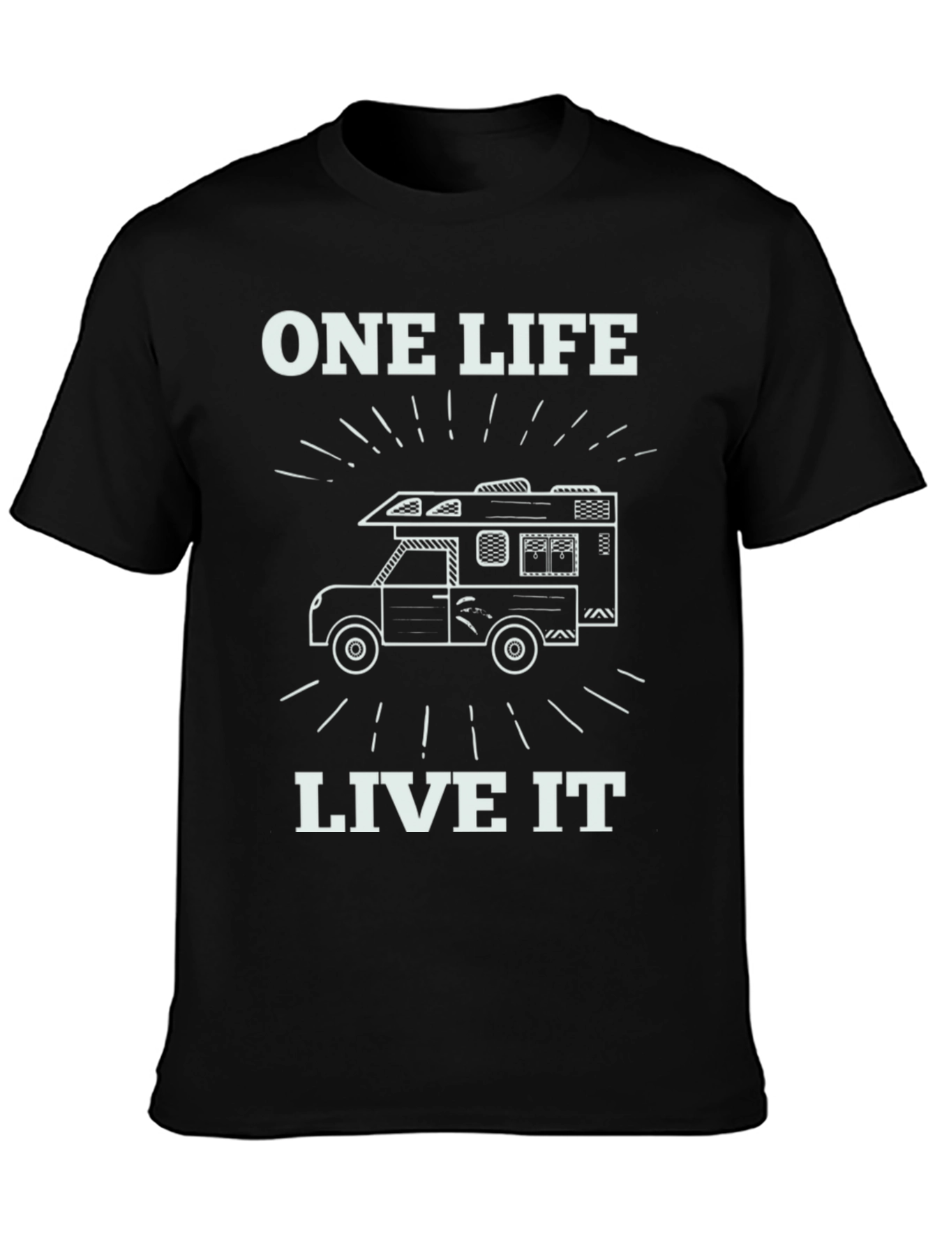 One Life Live It Camper Van Graphic T-Shirt