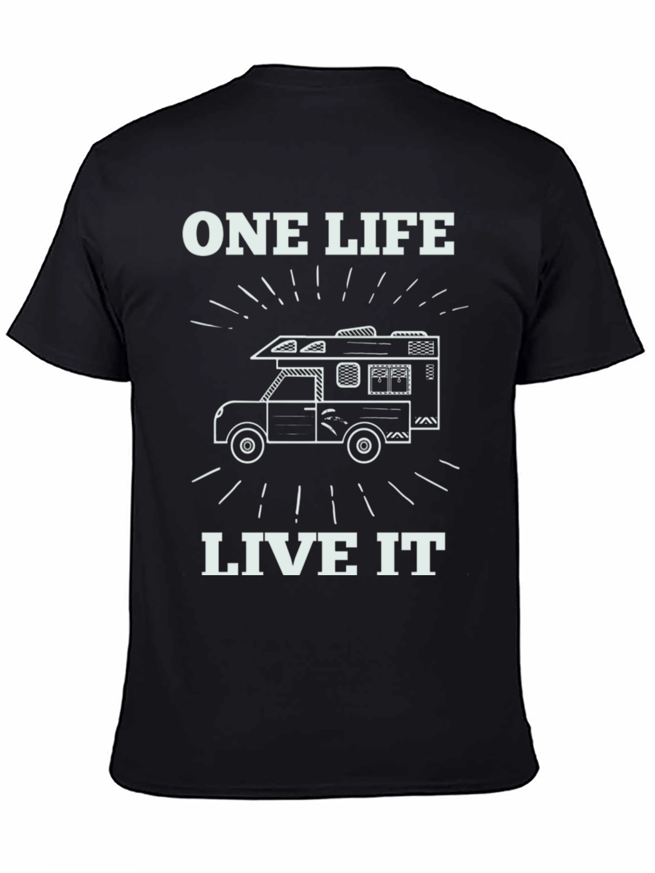 One Life Live It Camper Van Graphic T-Shirt