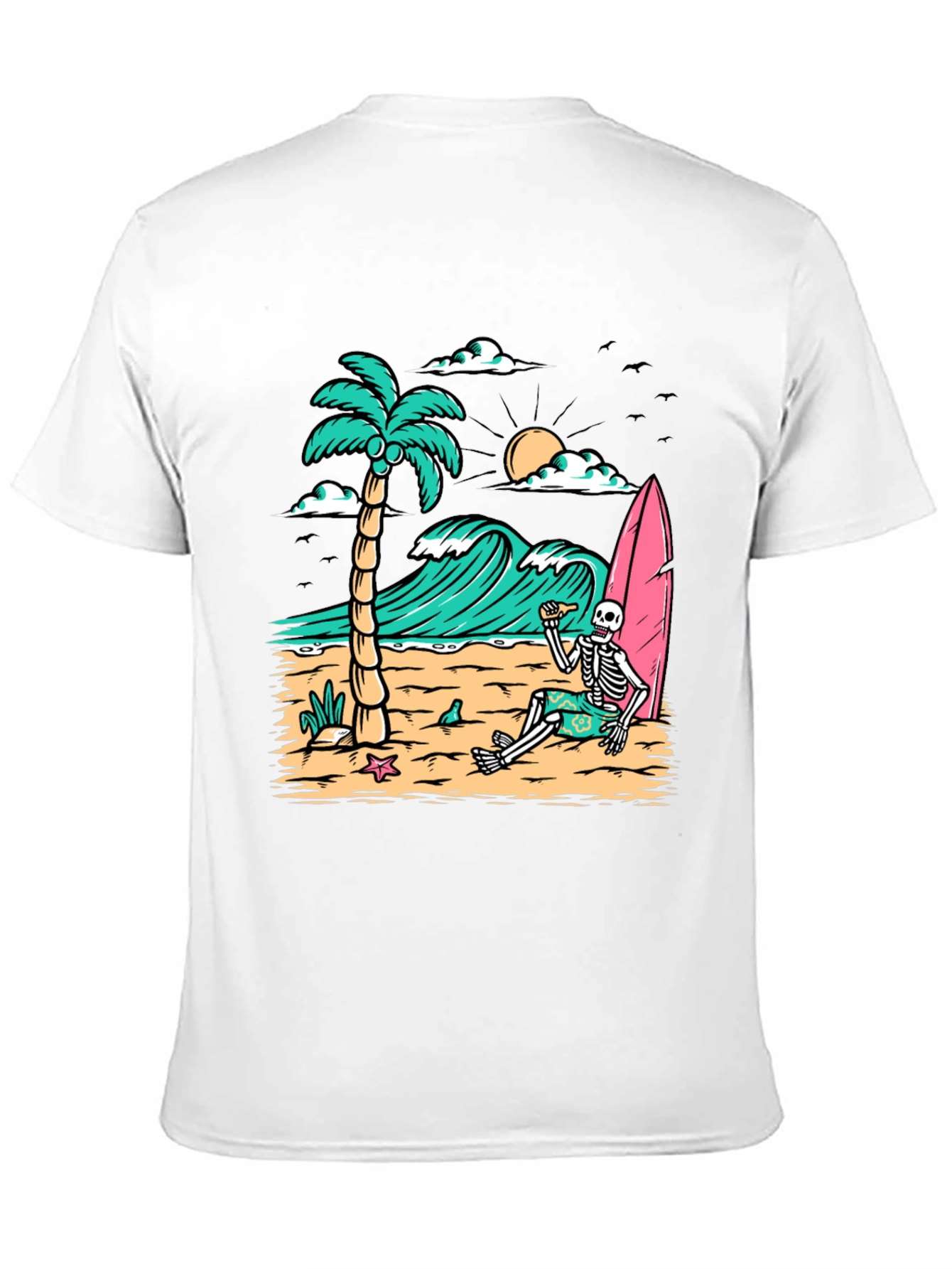 Relaxed Skeleton Beach T-Shirt