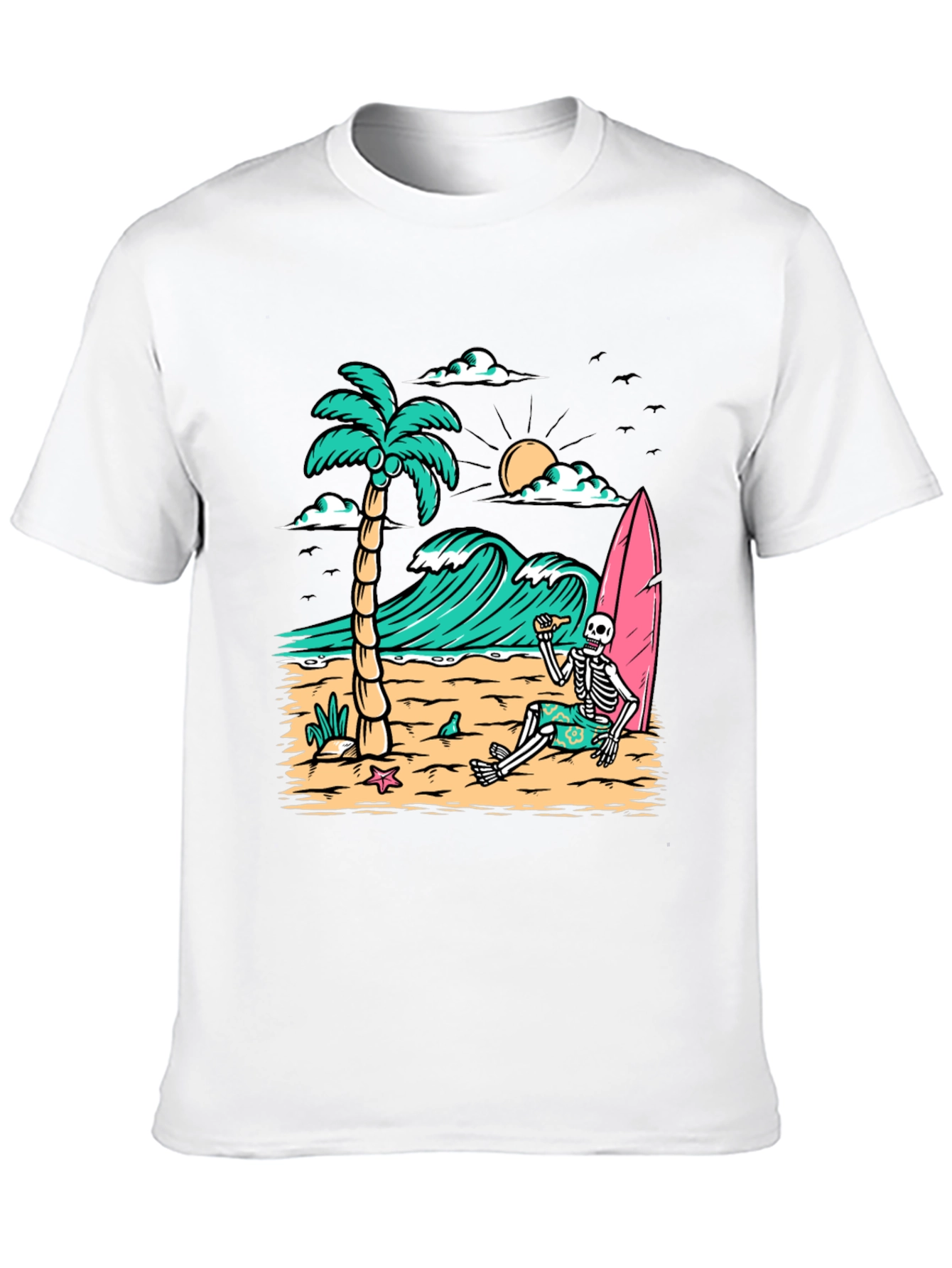 Relaxed Skeleton Beach T-Shirt