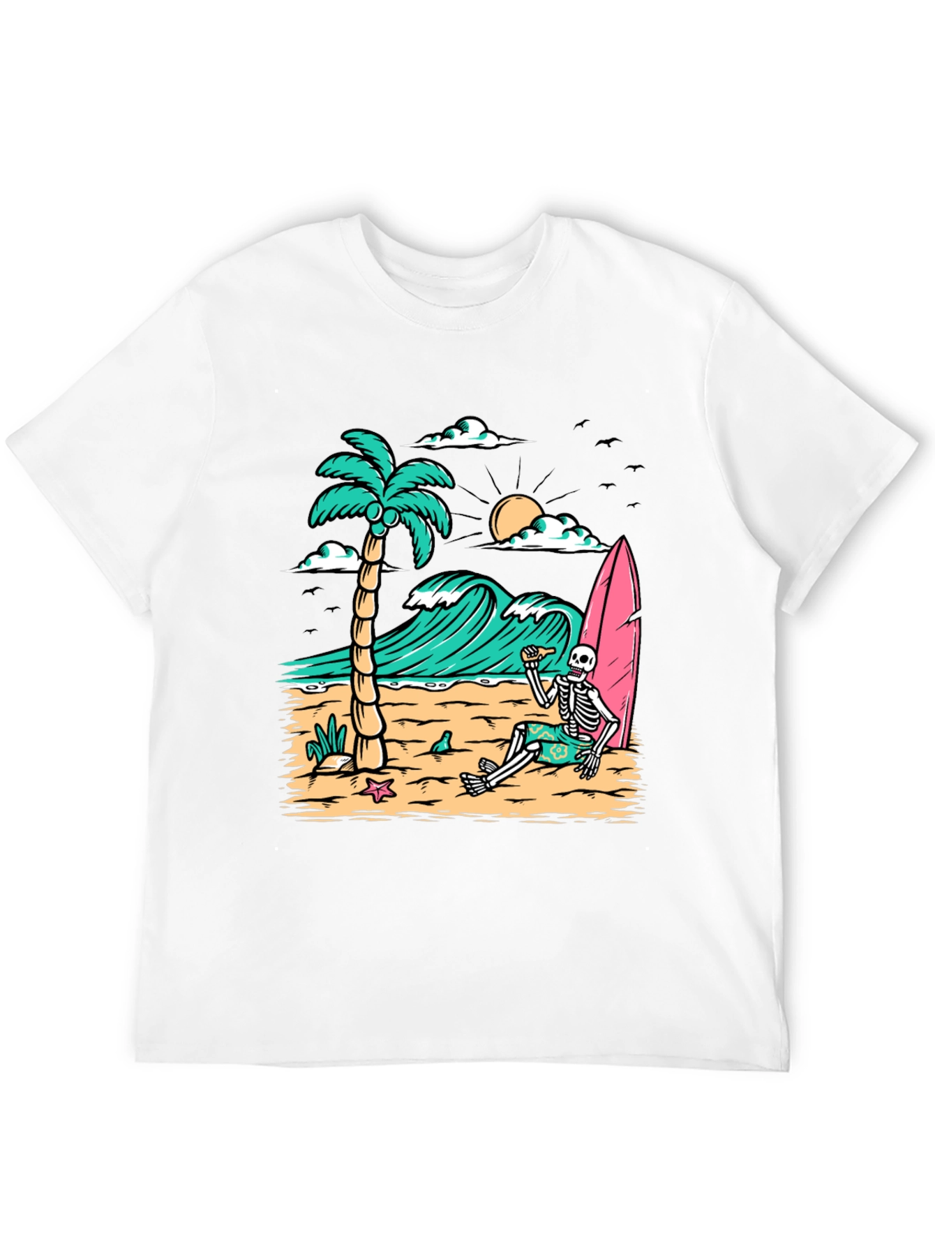 Relaxed Skeleton Beach T-Shirt