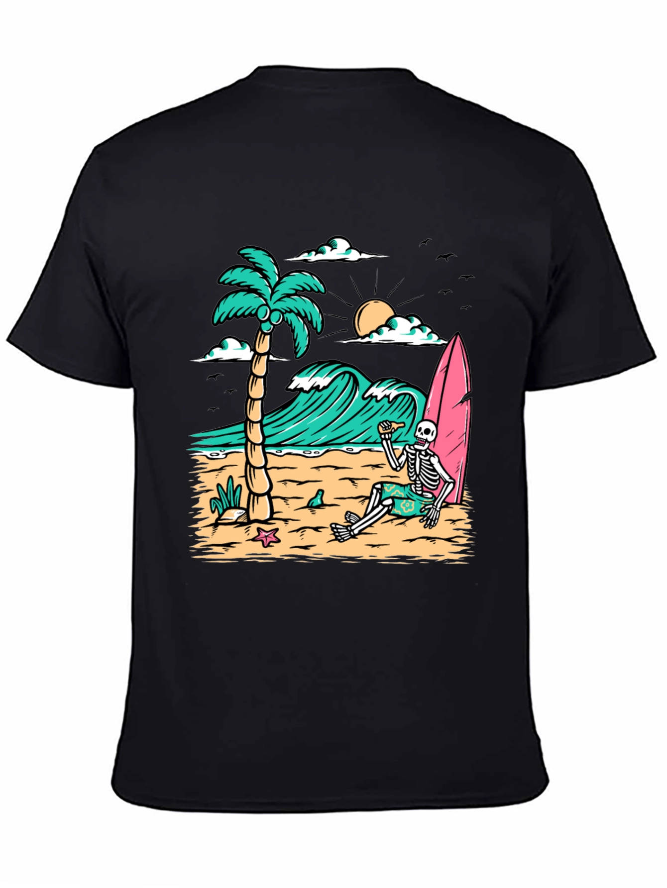 Relaxed Skeleton Beach T-Shirt