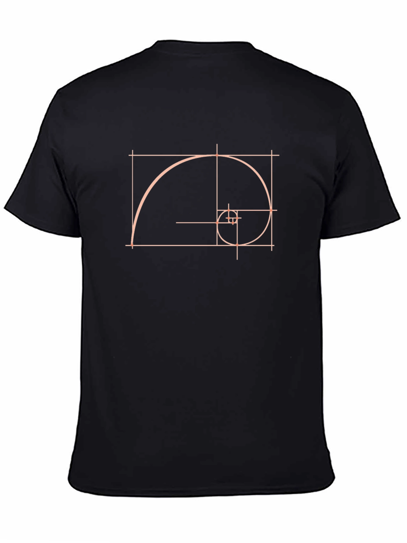 Golden Ratio Spiral T-Shirt - Geometric Design