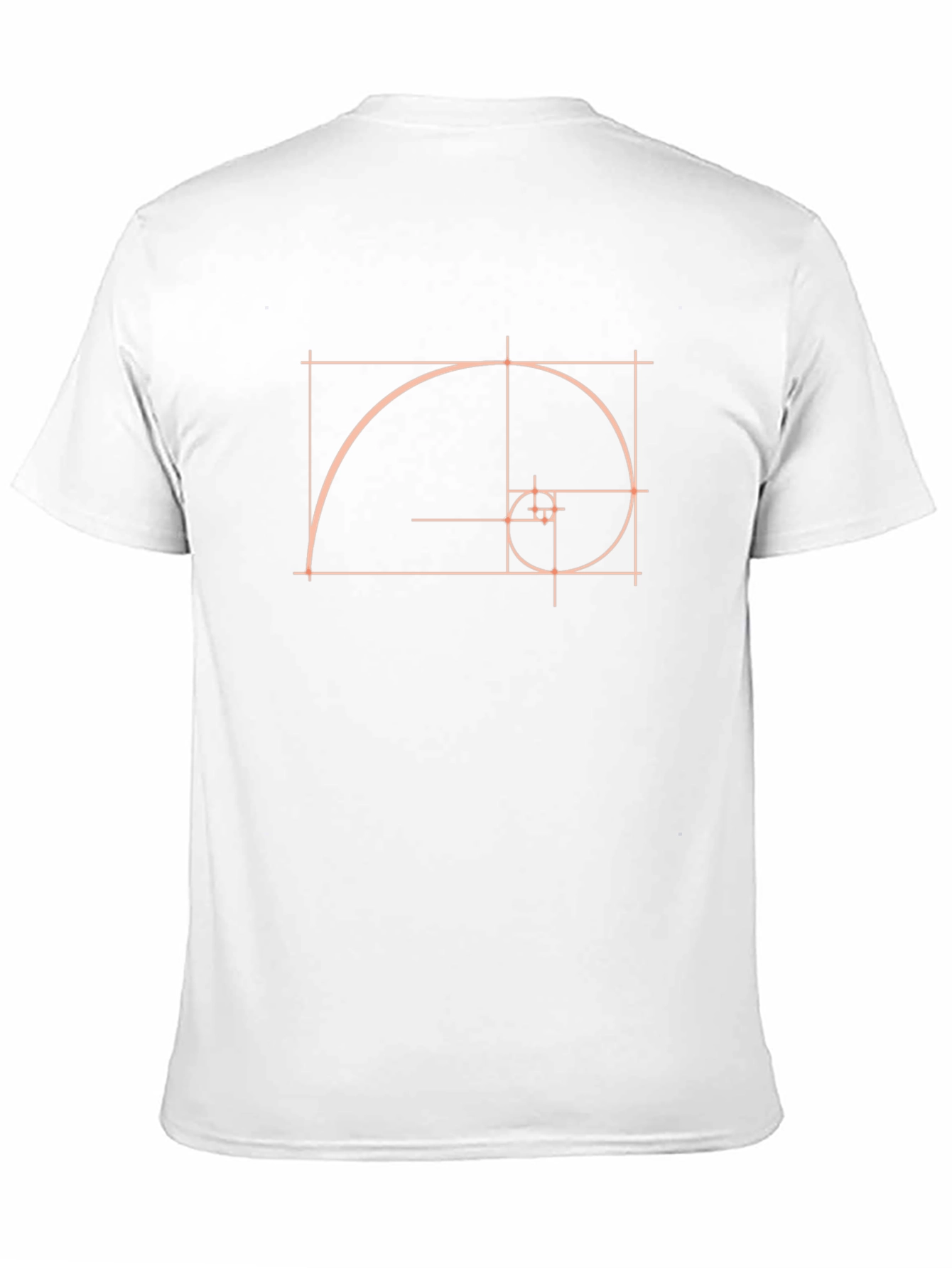 Golden Ratio Spiral T-Shirt - Geometric Design