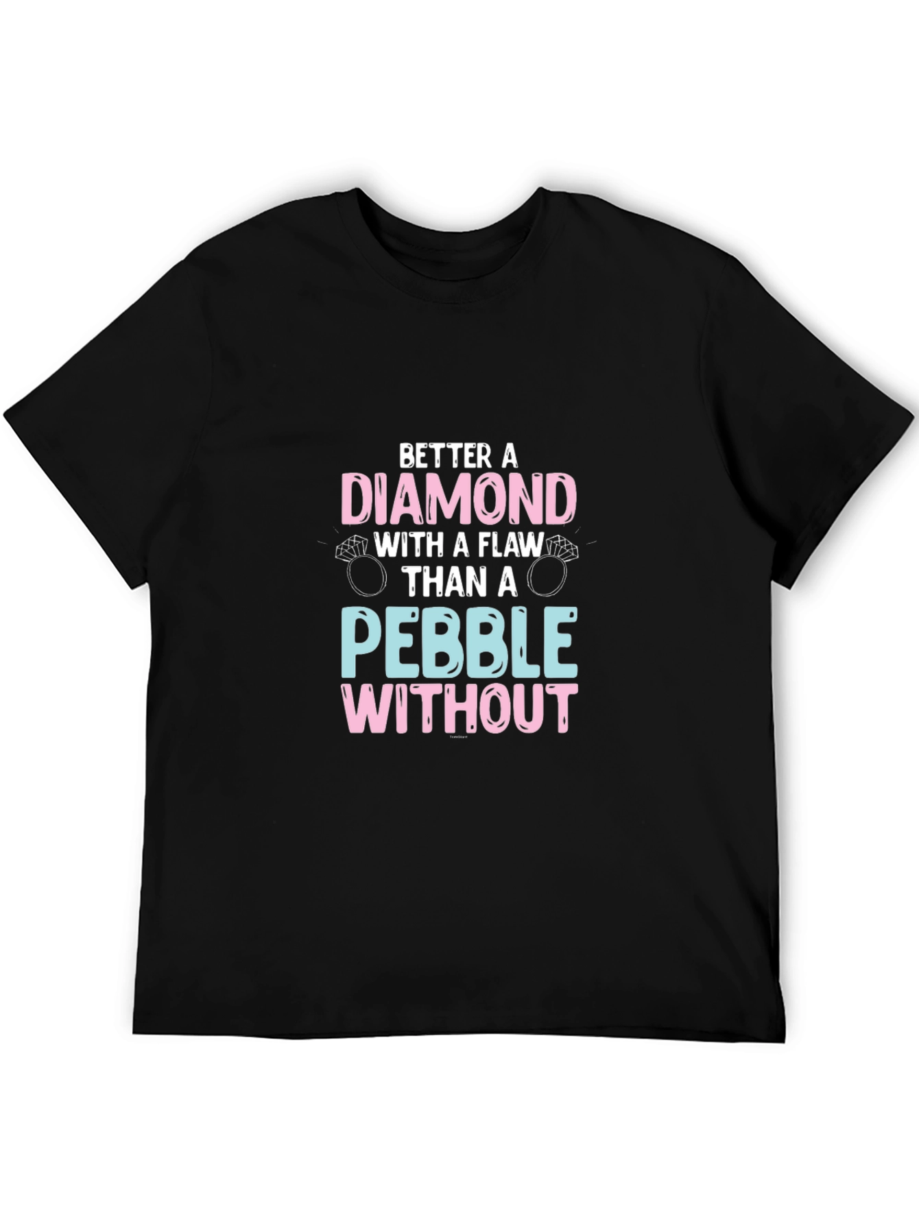 Diamond Flaw Graphic T-Shirt - Funny Engagement Tee