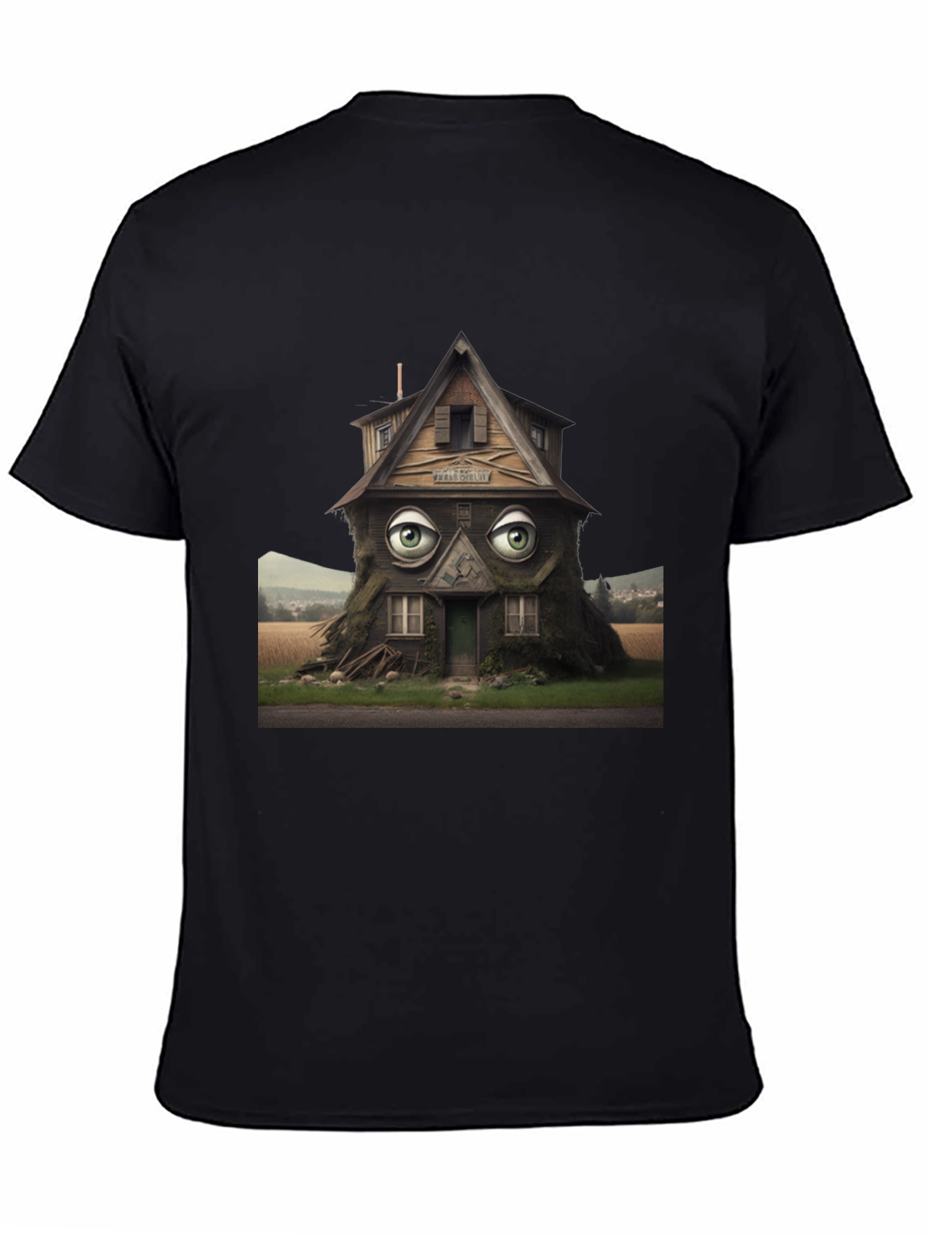 Surreal House Eye T-Shirt - Unique Design