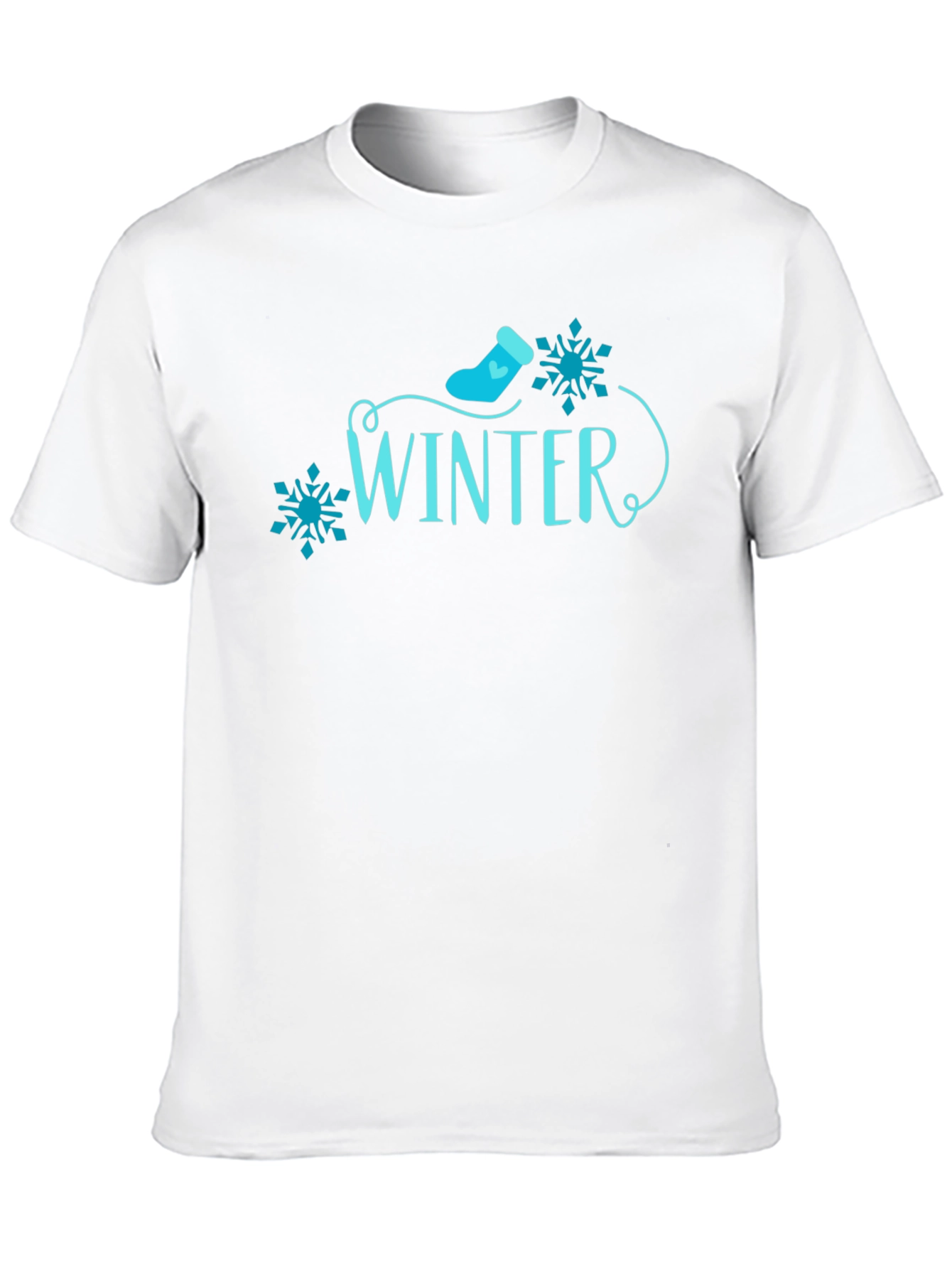 Winter Holiday Graphic Tee - Black