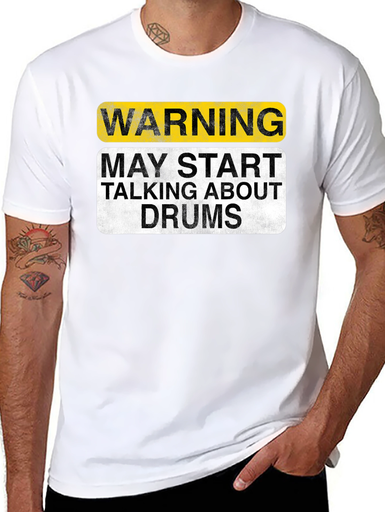 Warning May Talk About Drums T-Shirt