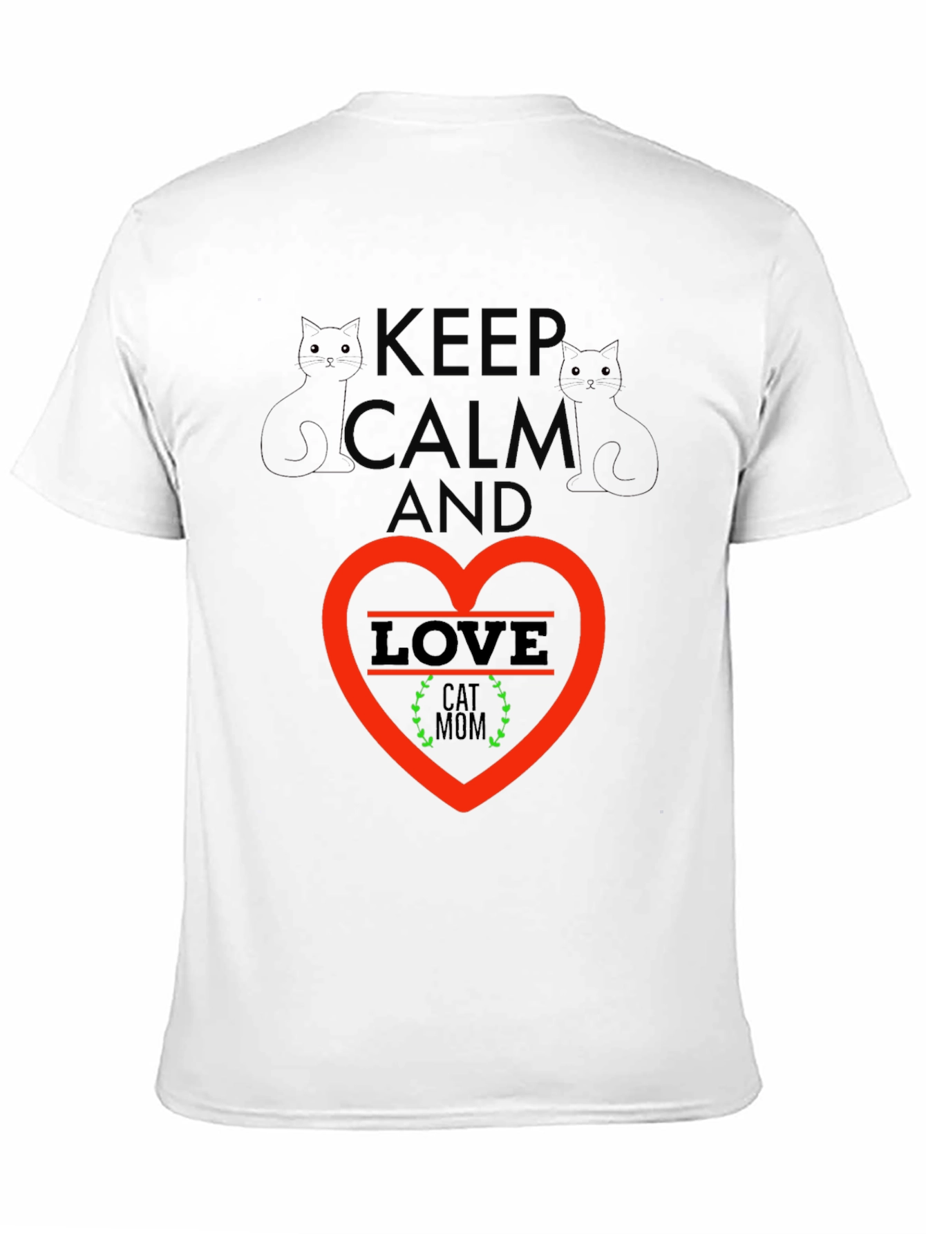 Keep Calm Cat Mom T-Shirt