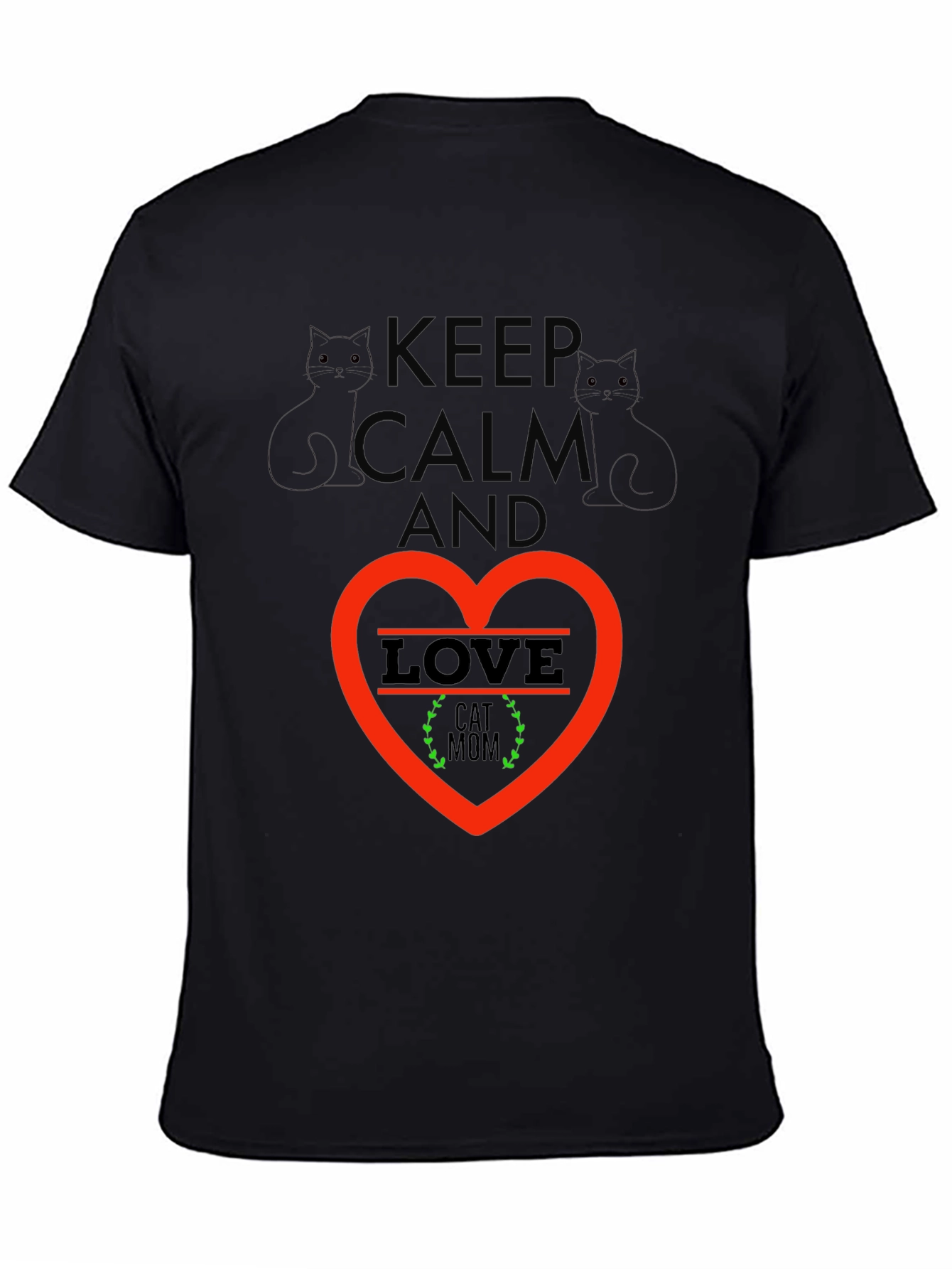 Keep Calm Cat Mom T-Shirt