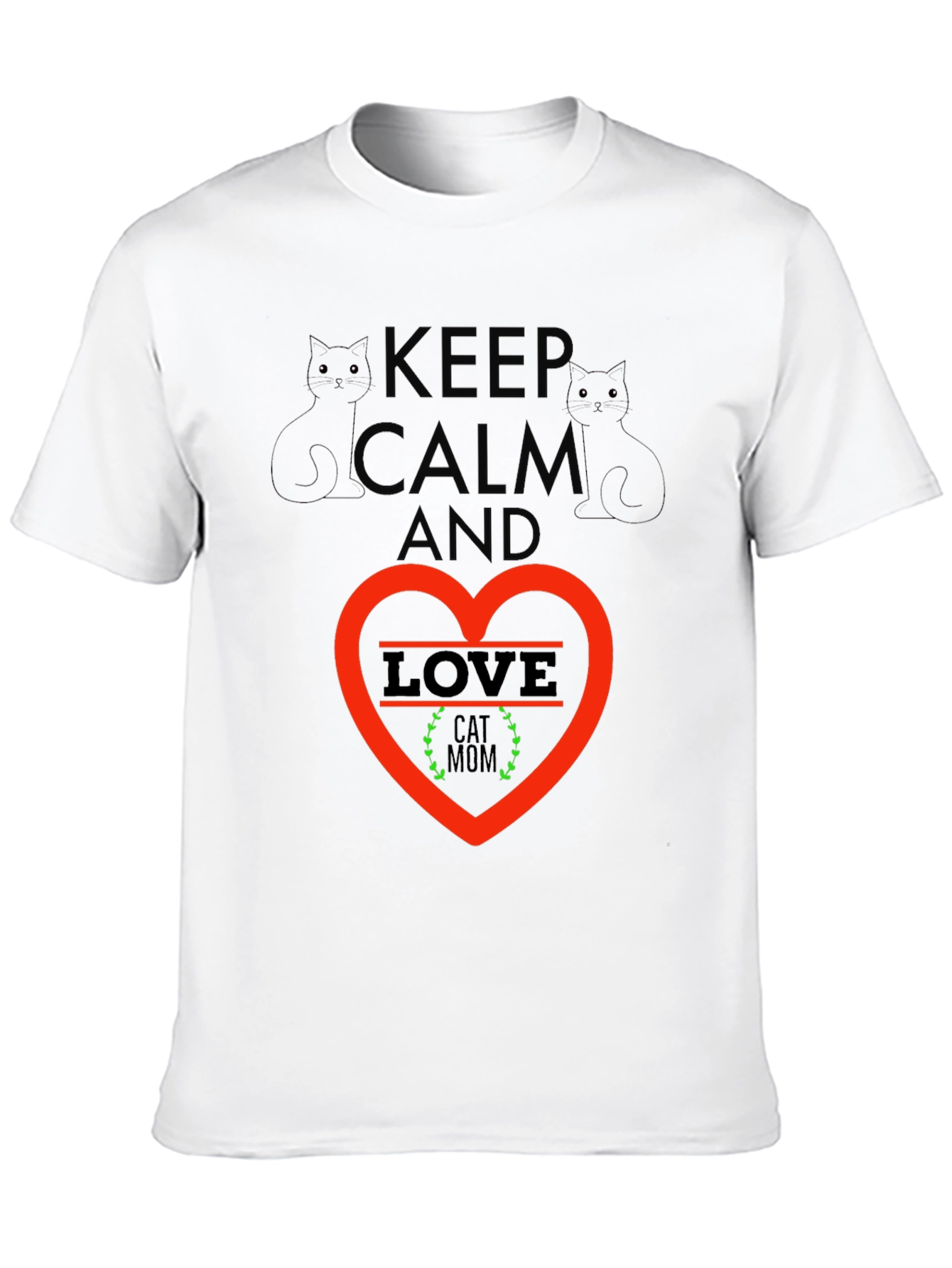 Keep Calm Cat Mom T-Shirt