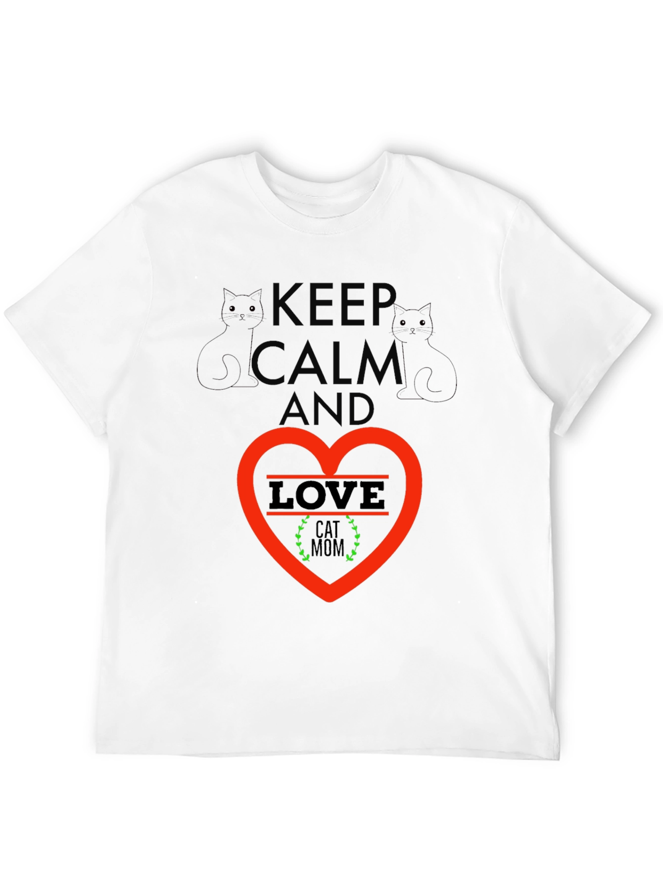 Keep Calm Cat Mom T-Shirt