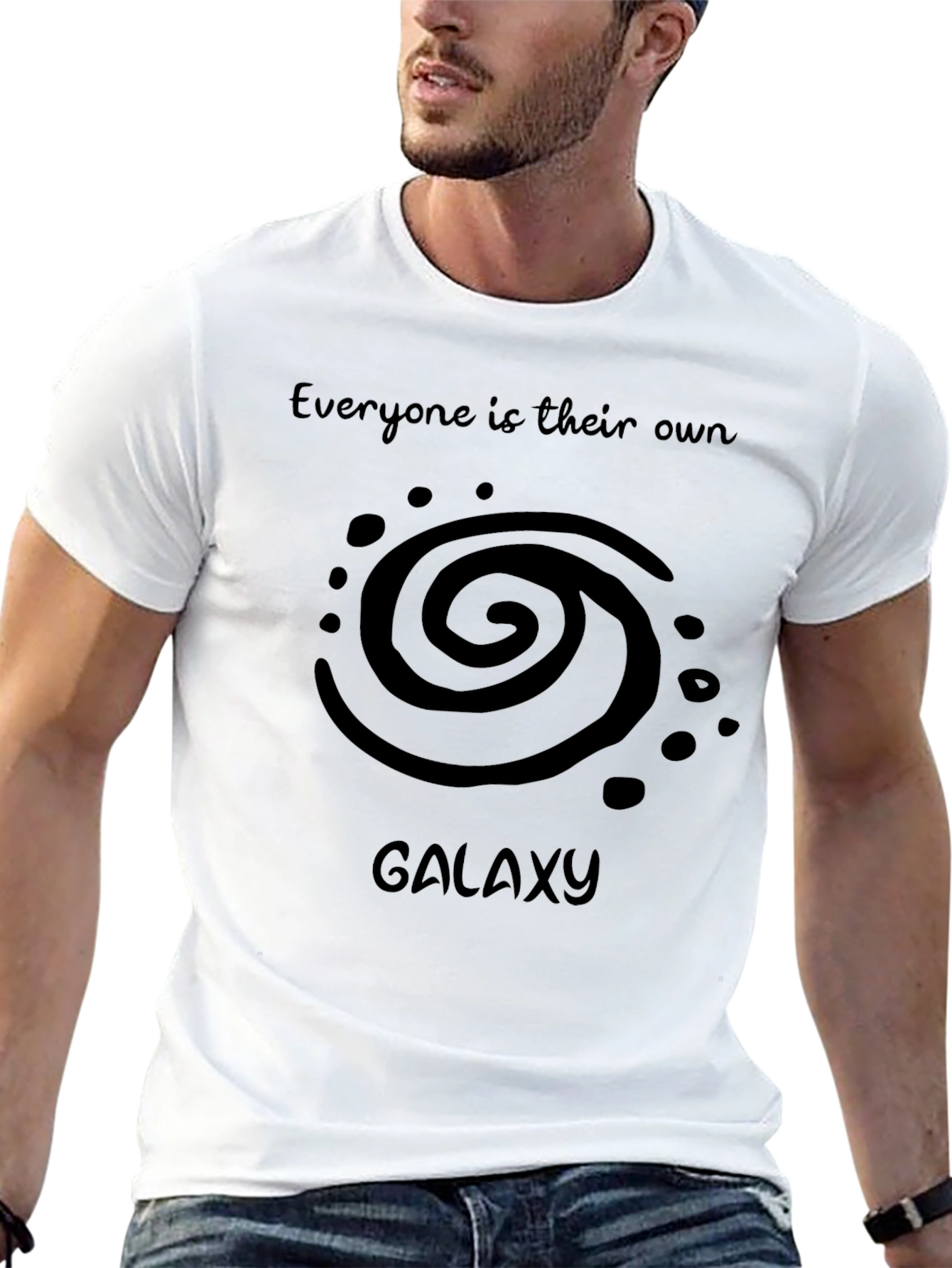 Everyone is Their Own Galaxy Black T-Shirt
